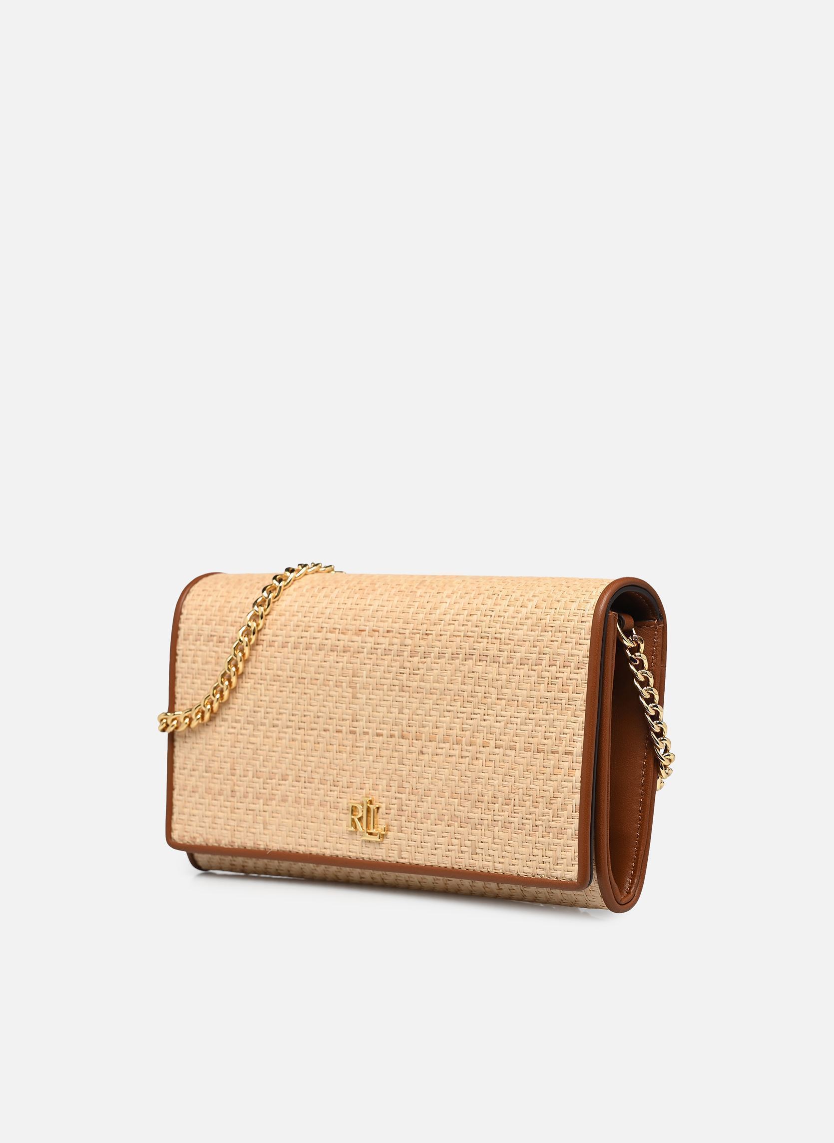 Pochettes Adair Ii-Wallet On A Chain-Large femme beige Lauren Ralph Lauren Pochettes Adair Ii-Wallet On A Chain-Large femme beige NATURAL/LAUREN TAN