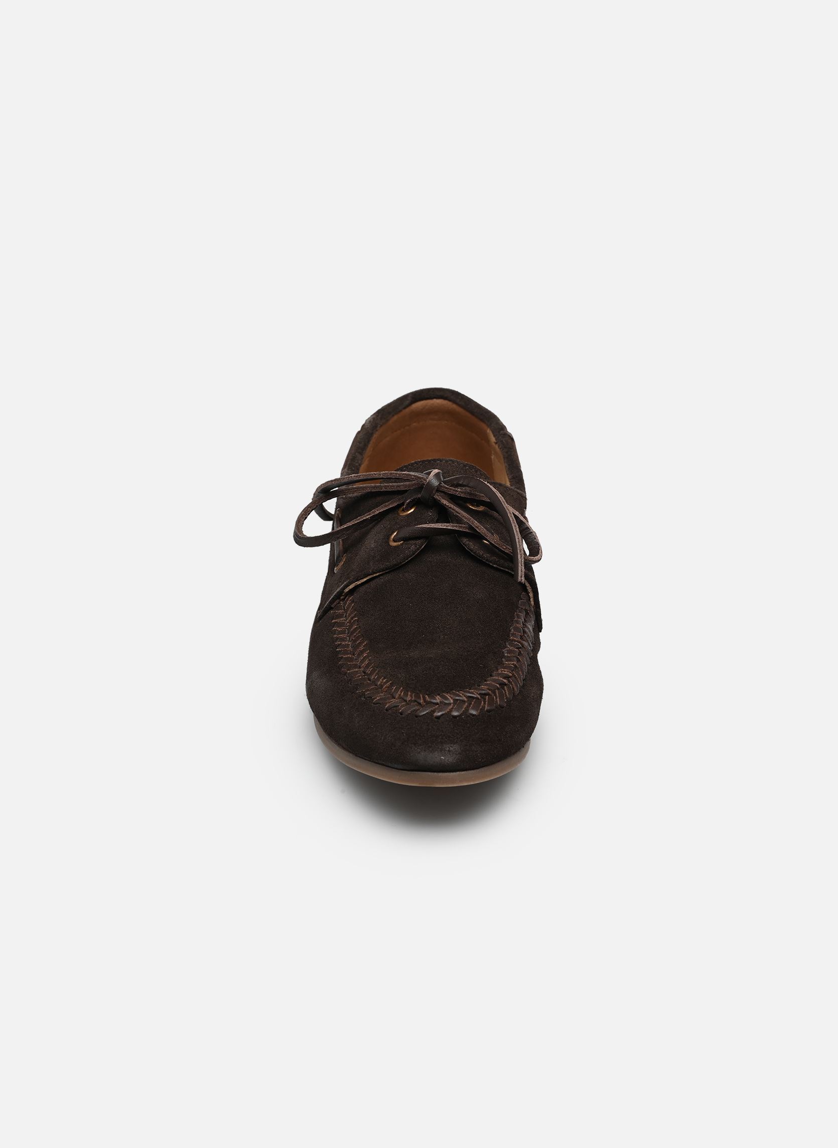 Chaussures bateaux SACATELA femme marron Les Tropéziennes par M Belarbi Chaussures bateaux SACATELA femme marron CHARBON