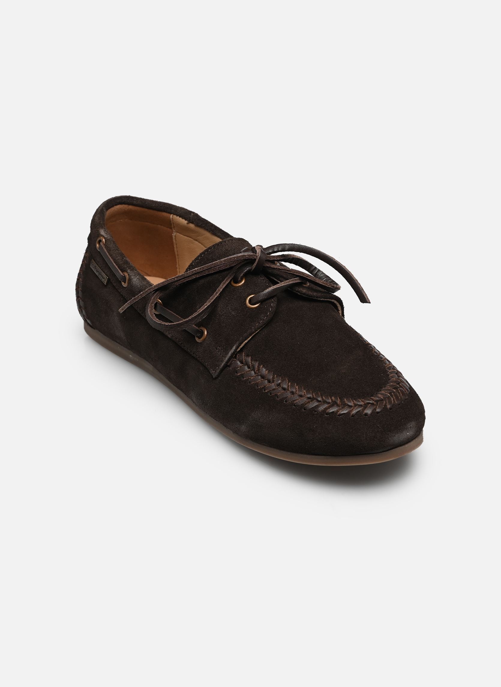 Chaussures bateaux SACATELA femme marron Les Tropéziennes par M Belarbi Chaussures bateaux SACATELA femme marron CHARBON