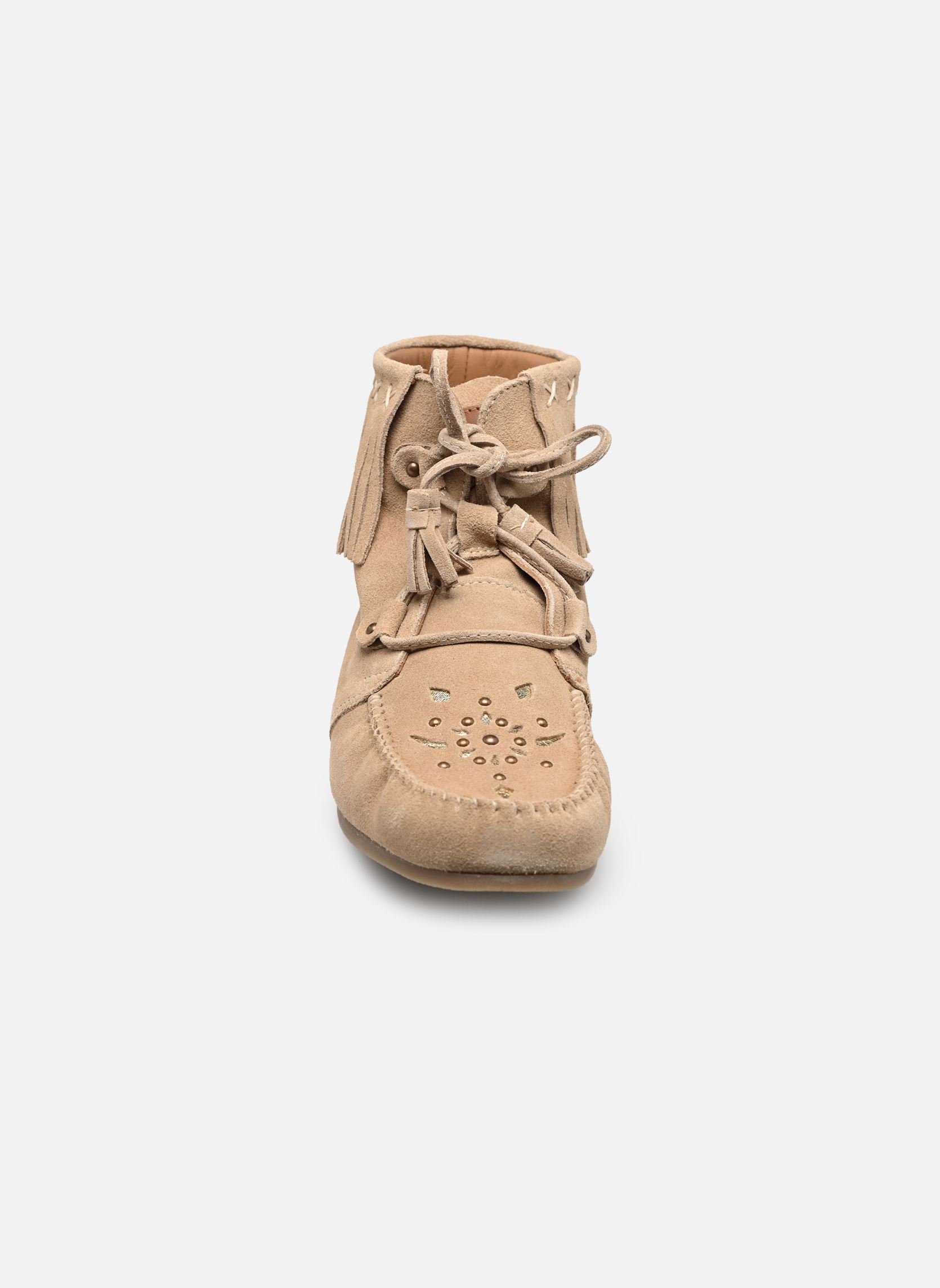Bottines à lacets ZONKA femme beige Les Tropéziennes par M Belarbi Bottines à lacets ZONKA femme beige BEIGE