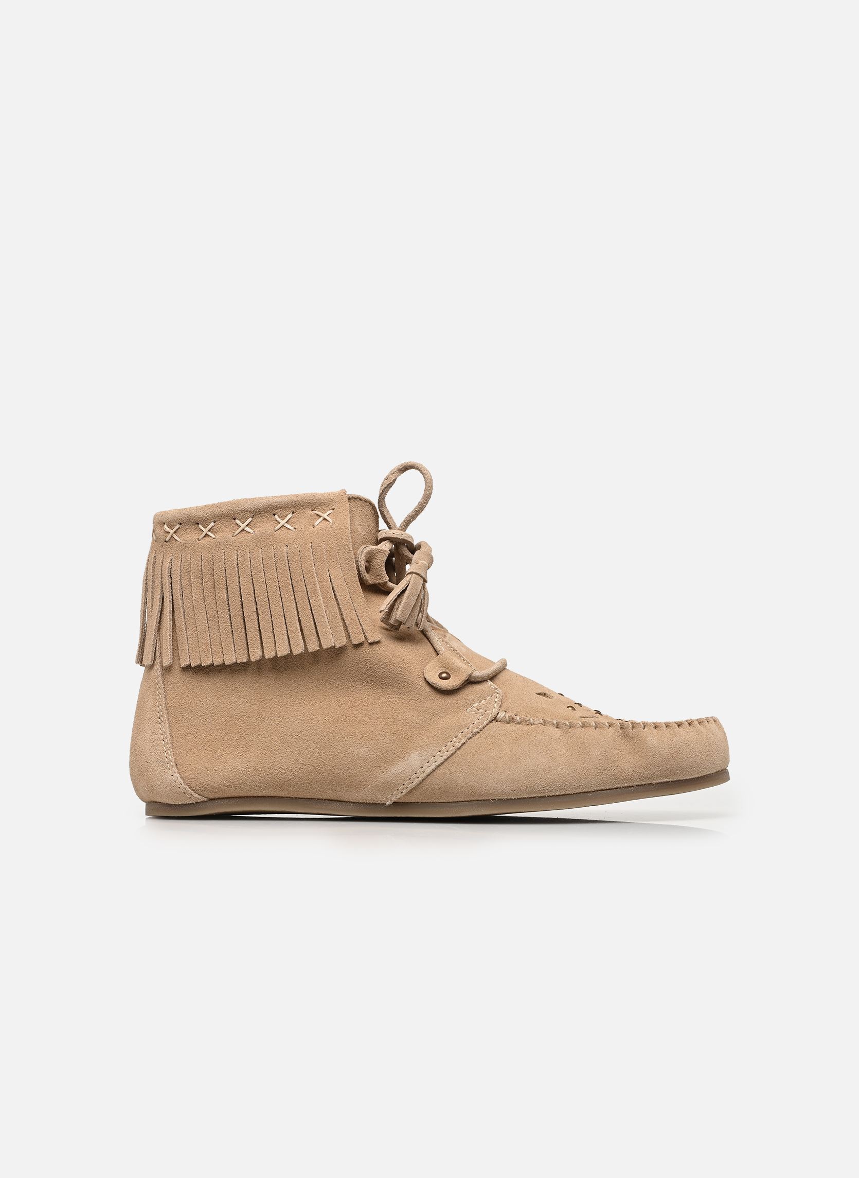 Bottines à lacets ZONKA femme beige Les Tropéziennes par M Belarbi Bottines à lacets ZONKA femme beige BEIGE