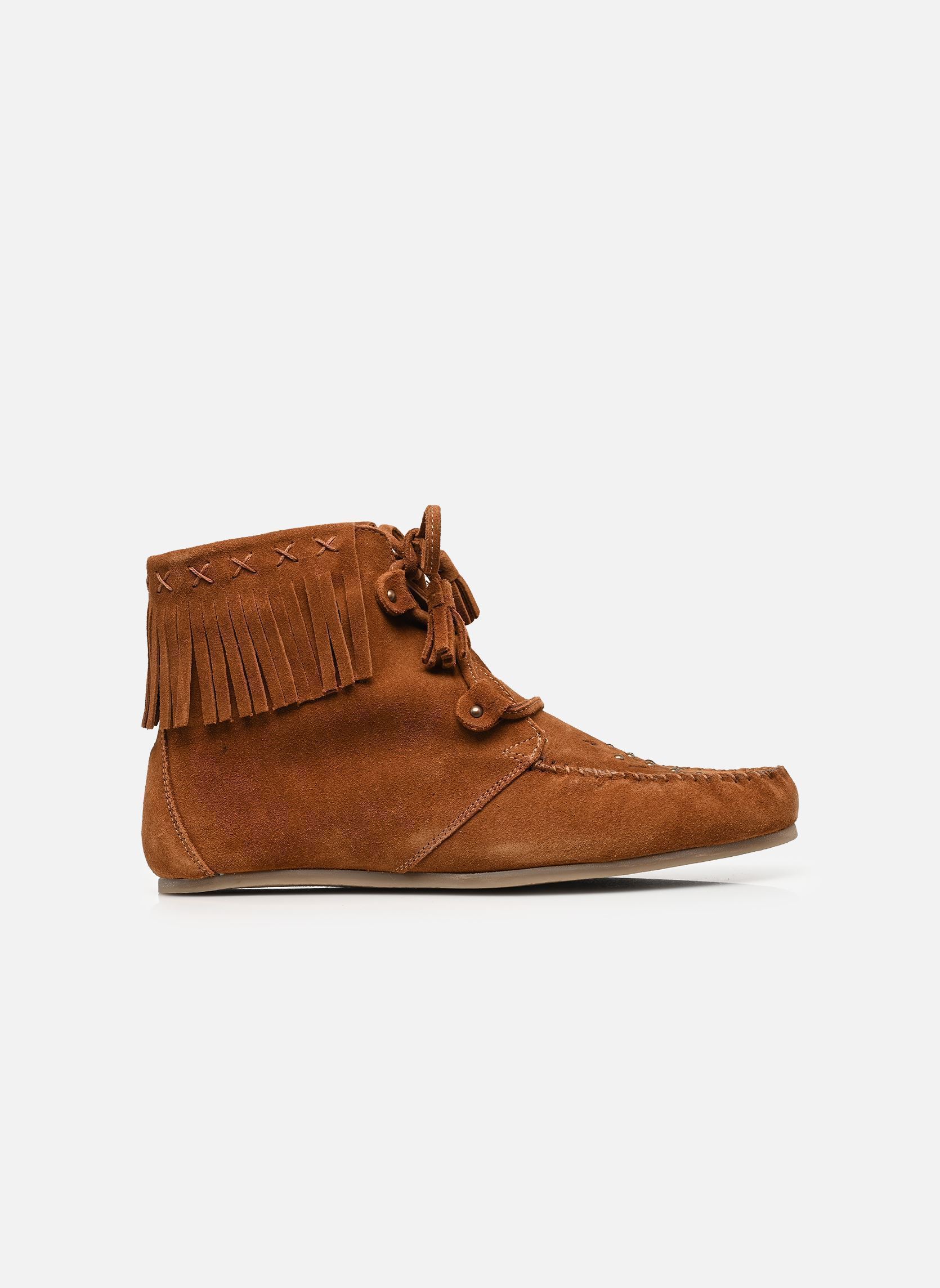 Bottines à lacets ZONKA femme marron Les Tropéziennes par M Belarbi Bottines à lacets ZONKA femme marron CAMEL
