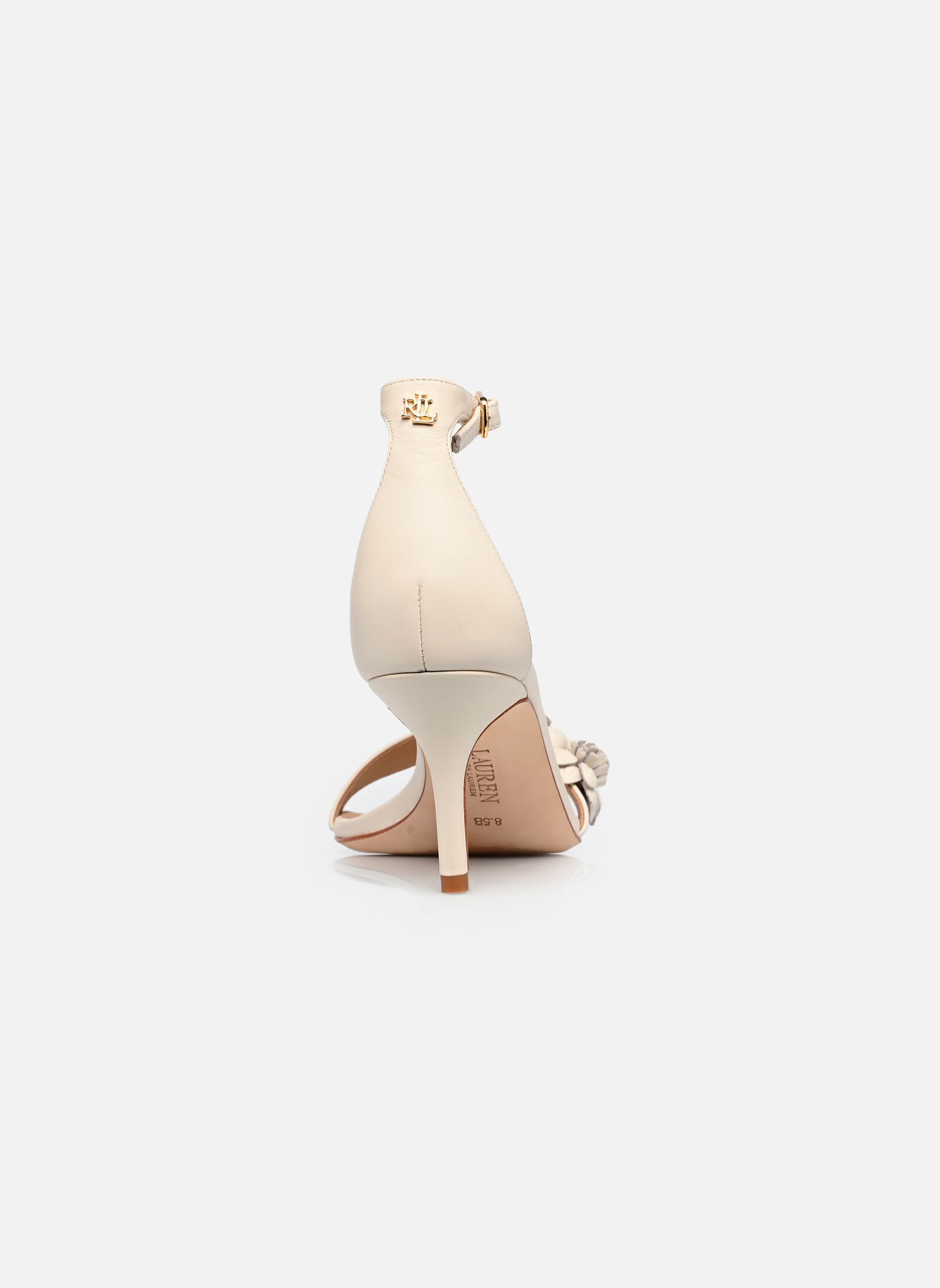 Pumps Allie M Flwr-Sandals-Heel Sandal dames wit Lauren Ralph Lauren Pumps Allie M Flwr-Sandals-Heel Sandal dames wit Soft White