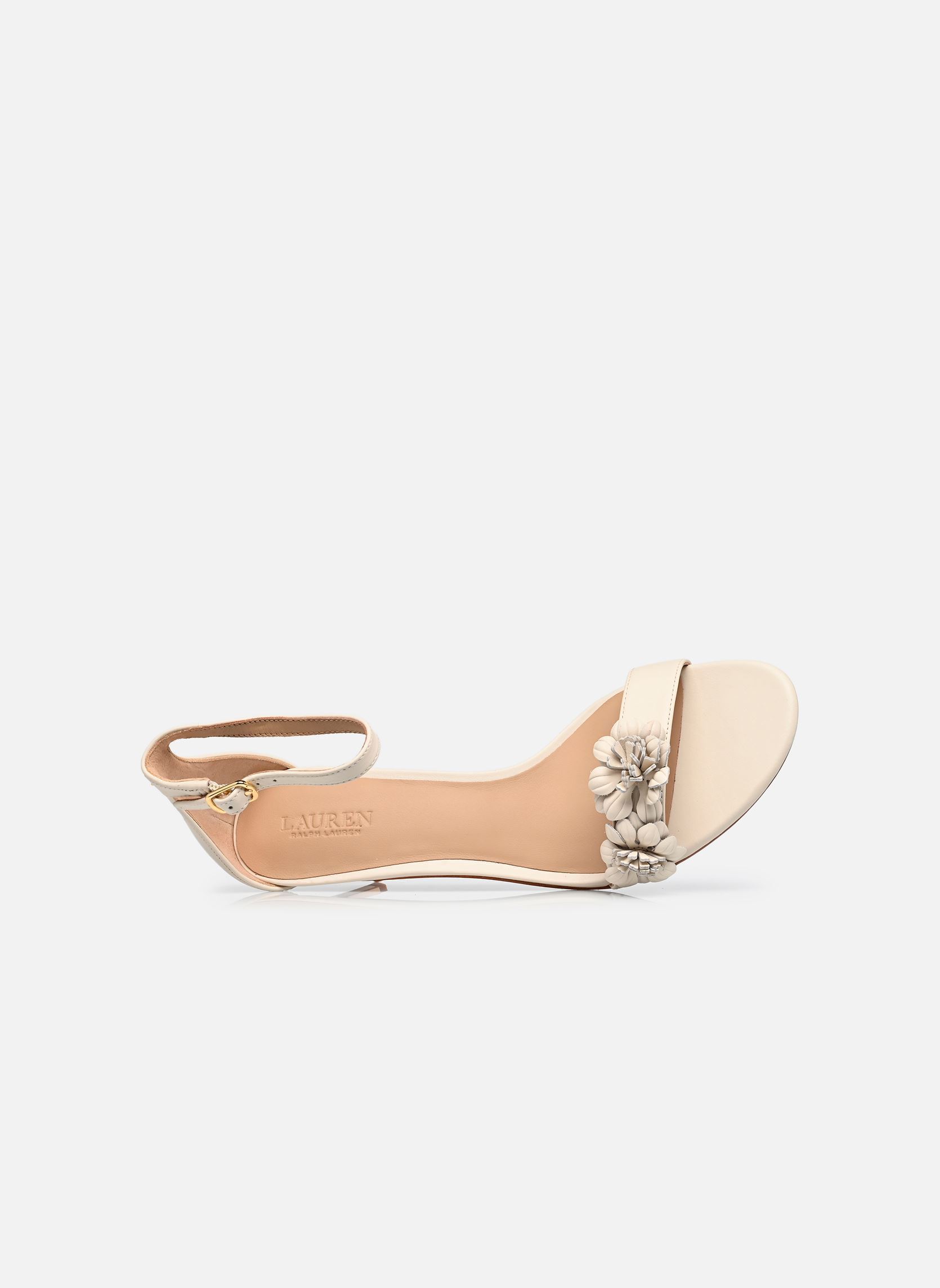 Pumps Allie M Flwr-Sandals-Heel Sandal dames wit Lauren Ralph Lauren Pumps Allie M Flwr-Sandals-Heel Sandal dames wit Soft White
