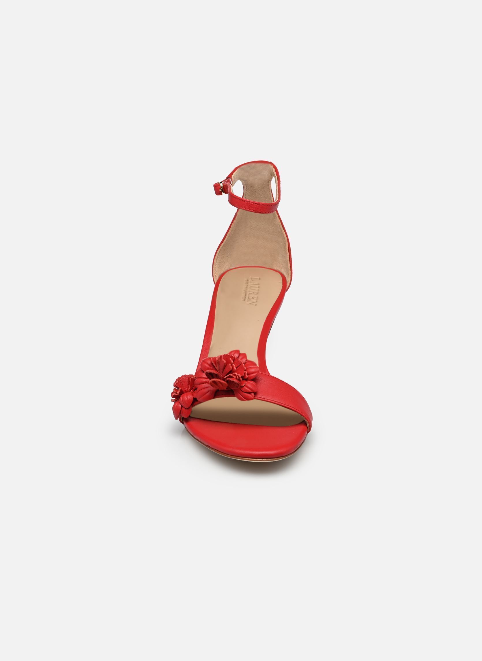 Escarpins Allie M Flwr-Sandals-Heel Sandal femme rouge Lauren Ralph Lauren Escarpins Allie M Flwr-Sandals-Heel Sandal femme rouge Festive Red