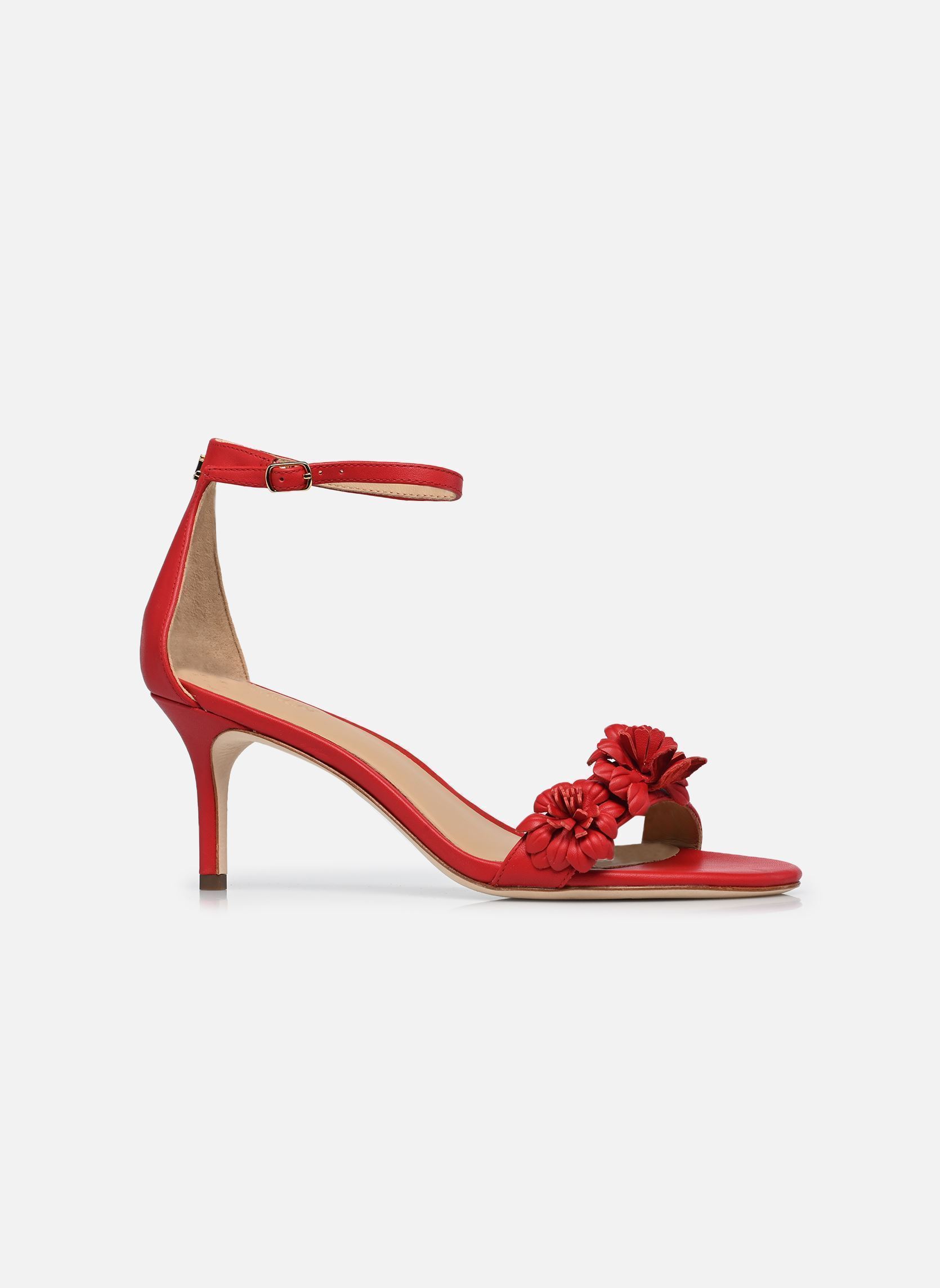 Escarpins Allie M Flwr-Sandals-Heel Sandal femme rouge Lauren Ralph Lauren Escarpins Allie M Flwr-Sandals-Heel Sandal femme rouge Festive Red