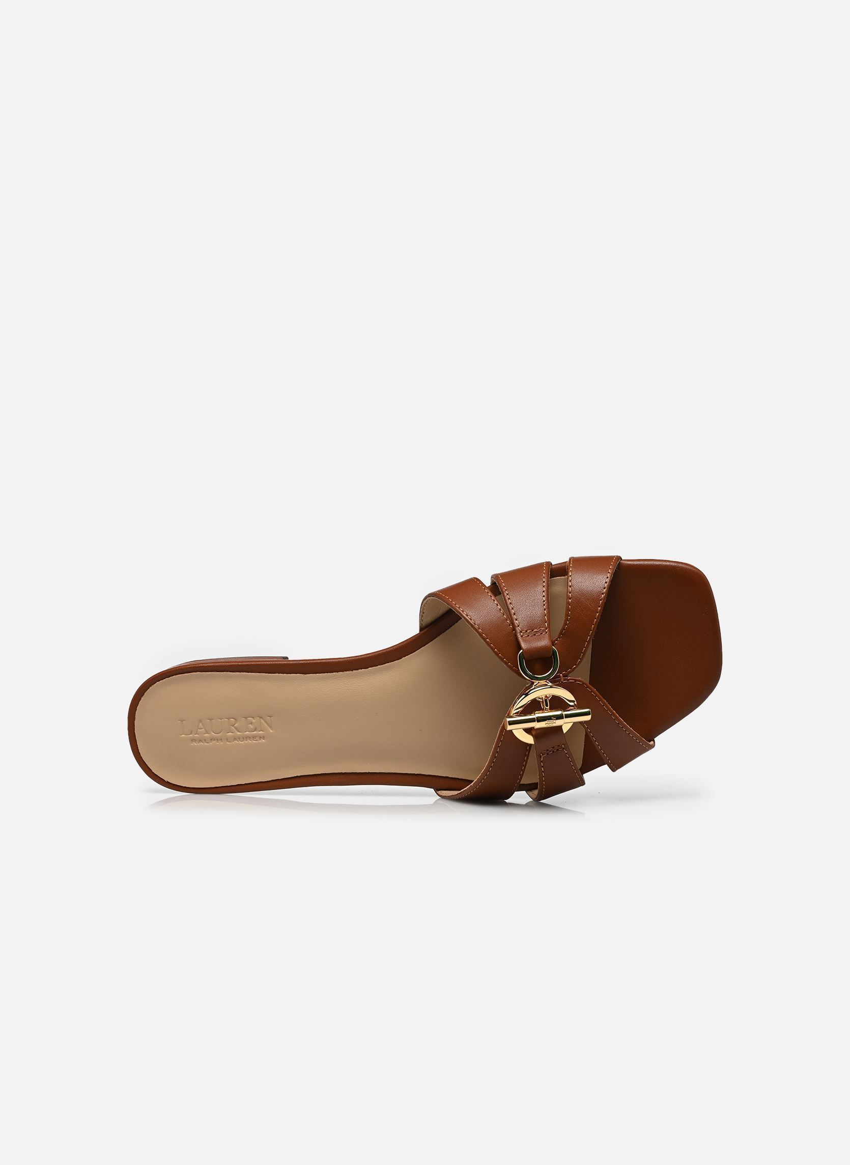 Mules Blaike Slide-Sandals-Slide femme marron Lauren Ralph Lauren Mules Blaike Slide-Sandals-Slide femme marron Lauren tan