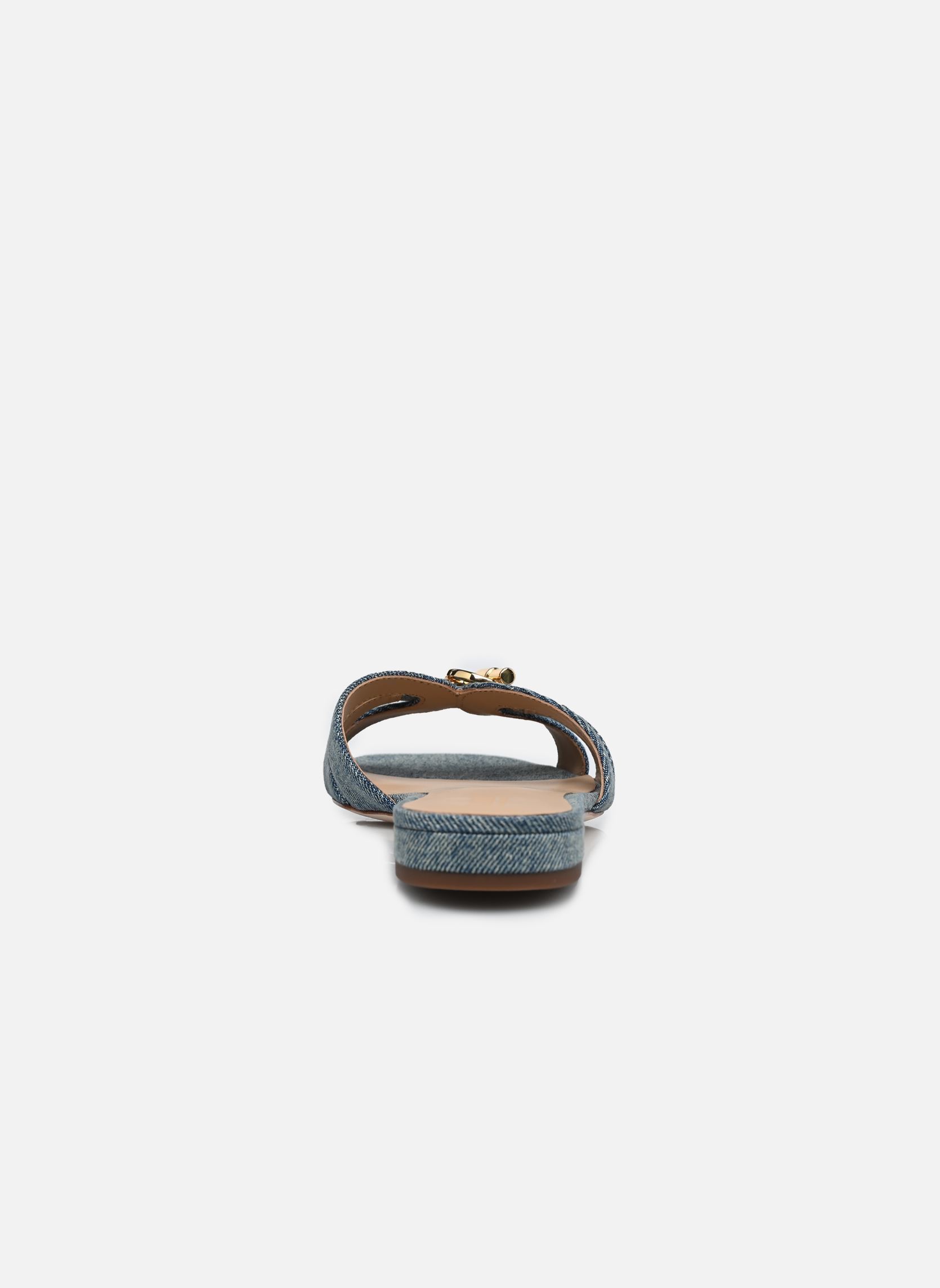 Muilen Blaike Slide-Sandals-Slide dames blauw Lauren Ralph Lauren Muilen Blaike Slide-Sandals-Slide dames blauw Blue