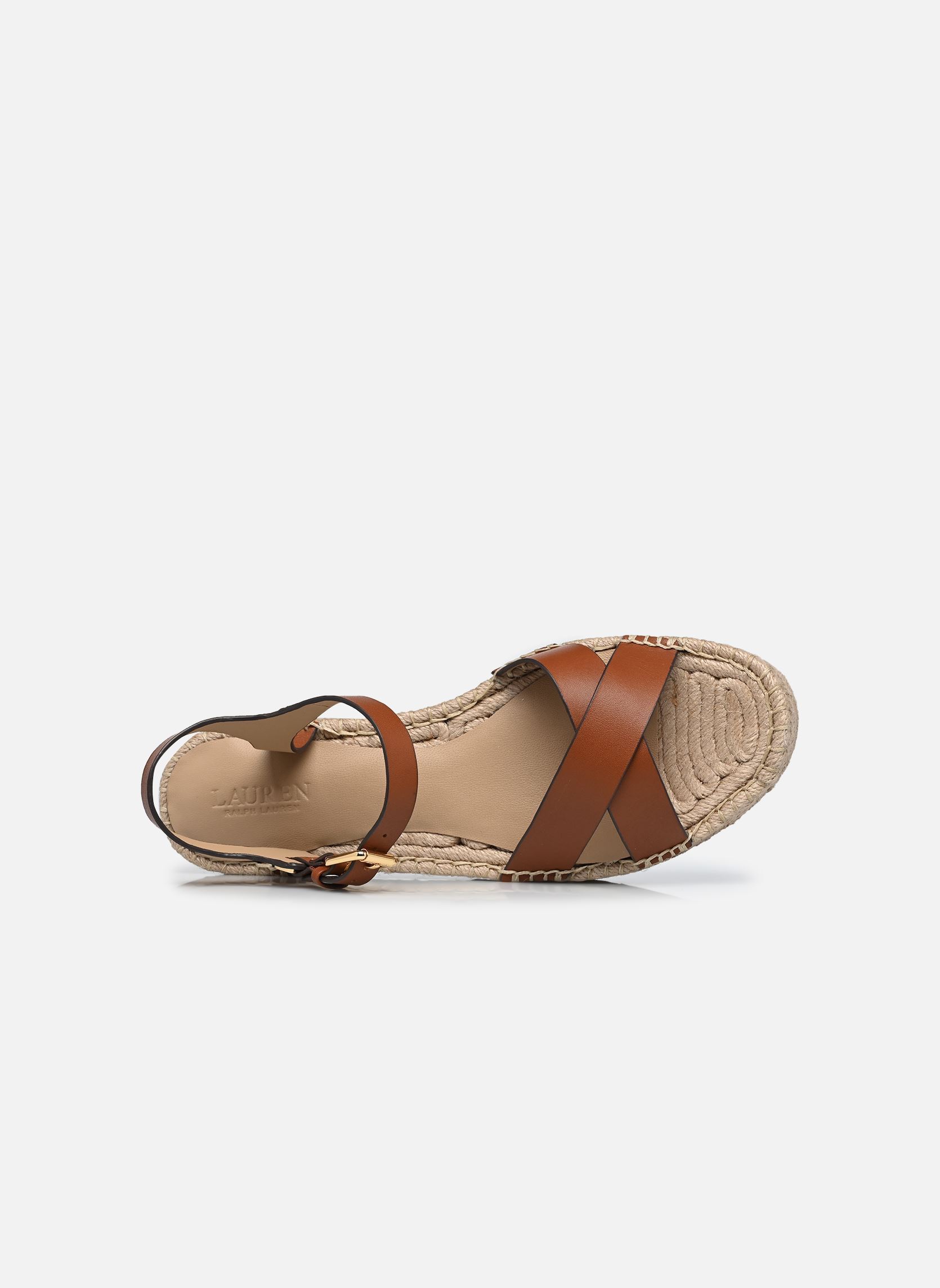 Sandales compensées et plateformes Emeryn Espdr-Espadrilles-Flat femme marron Lauren Ralph Lauren Sandales compensées et plateformes Emeryn Espdr-Espadrilles-Flat femme marron Lauren tan