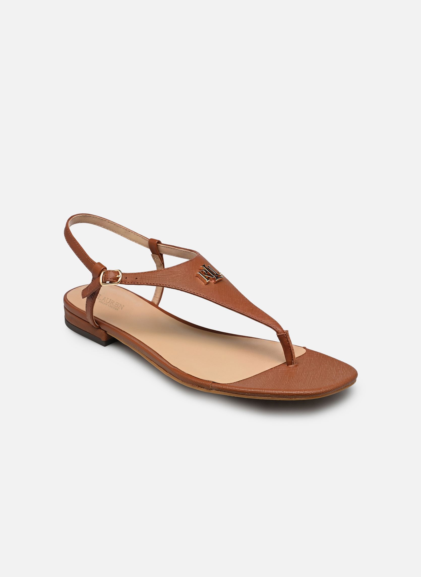 Sandales Everley 2-Sandals-Flat Sandal femme marron Lauren Ralph Lauren Sandales Everley 2-Sandals-Flat Sandal femme marron Lauren tan