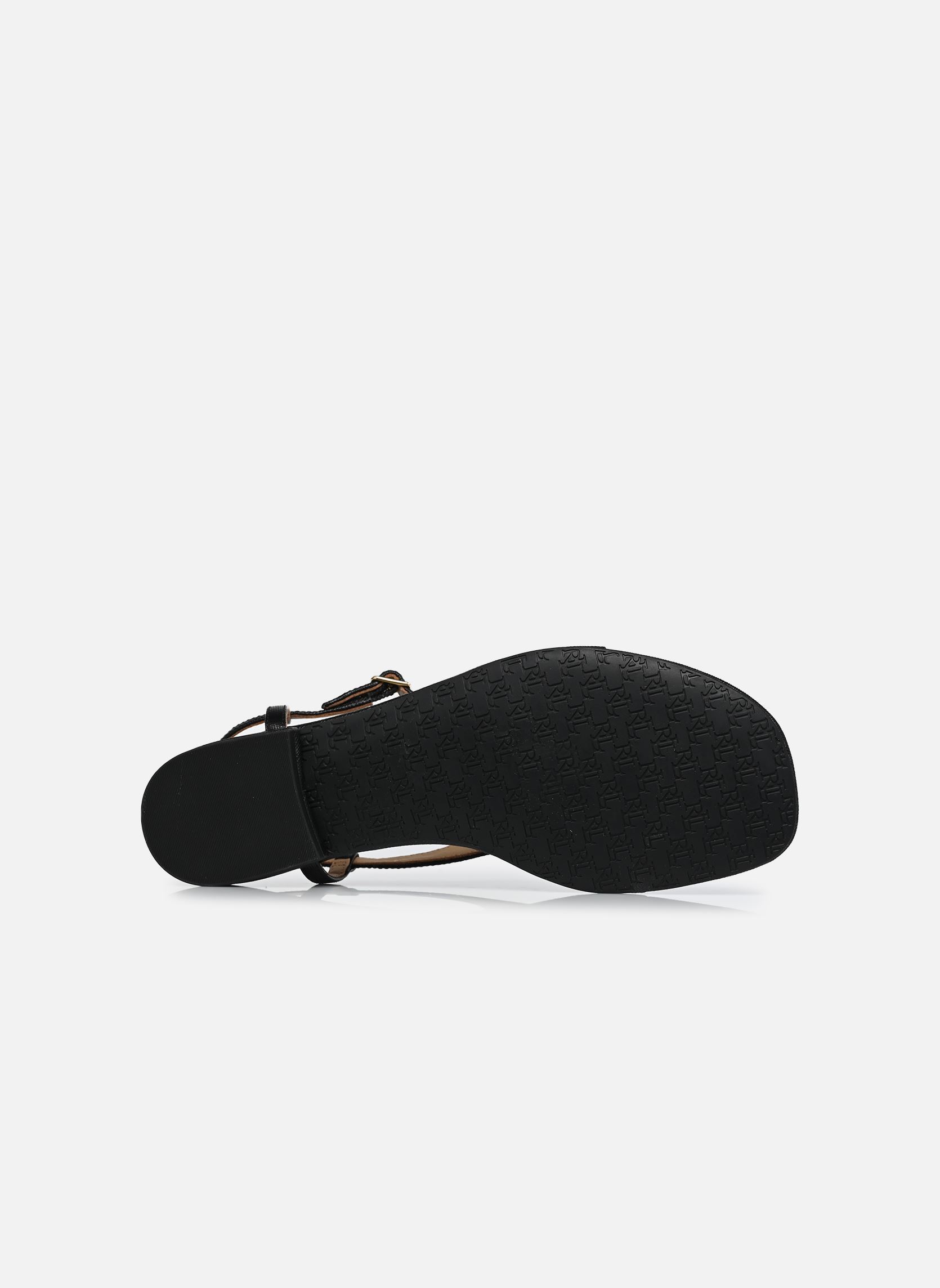 Sandales Everley 2-Sandals-Flat Sandal femme noir Lauren Ralph Lauren Sandales Everley 2-Sandals-Flat Sandal femme noir Black