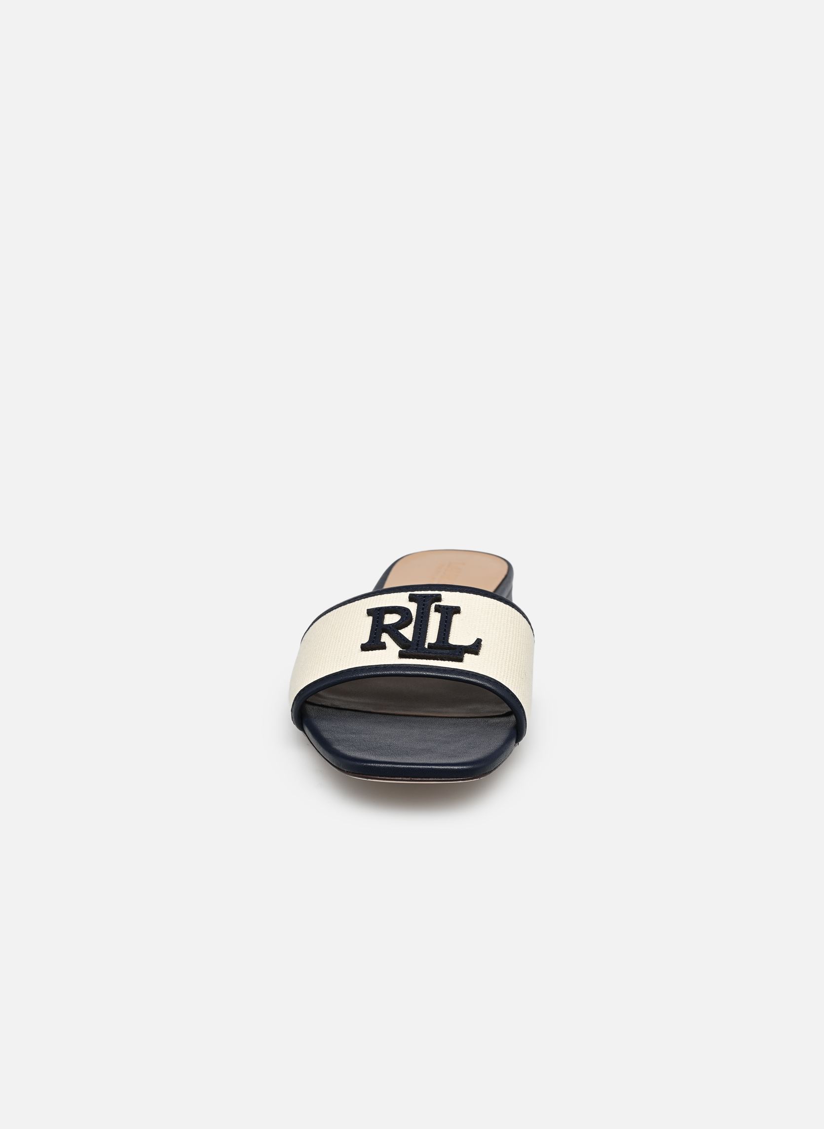 Mules Everley Sld2-Sandals-Slide femme bleu Lauren Ralph Lauren Mules Everley Sld2-Sandals-Slide femme bleu Natural/Refined Navy