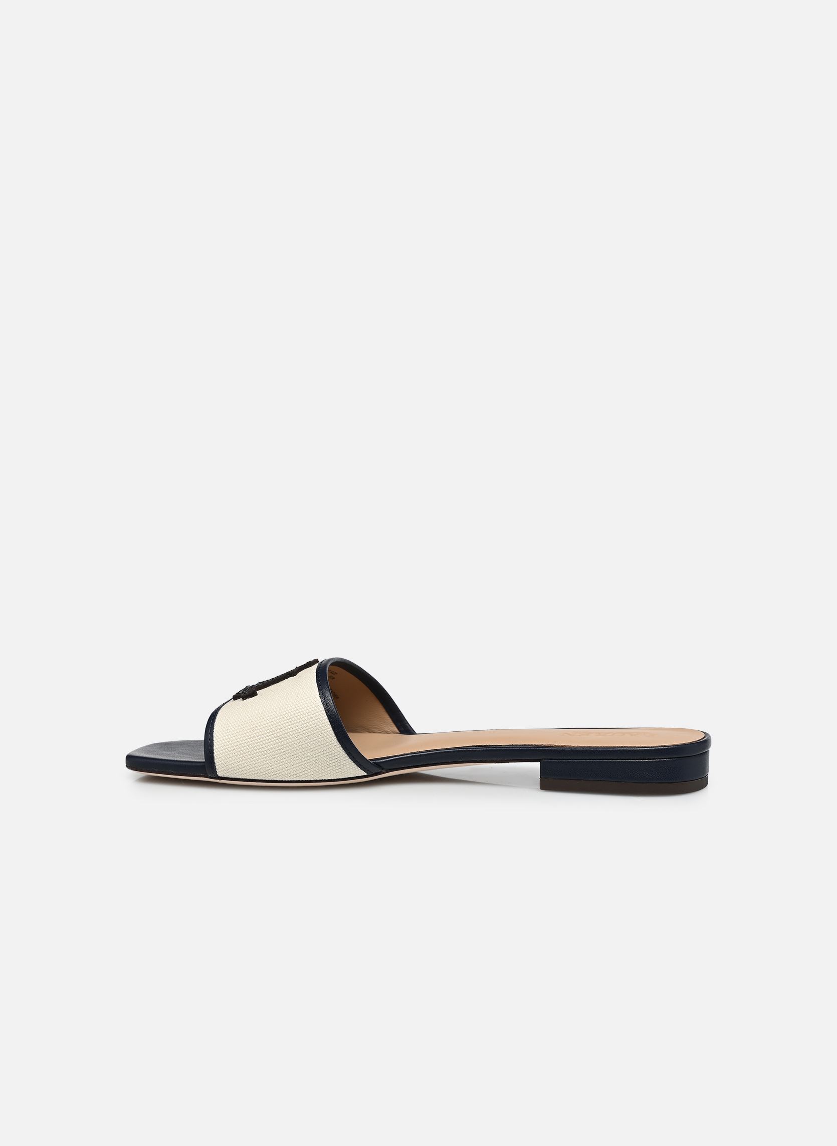 Mules Everley Sld2-Sandals-Slide femme bleu Lauren Ralph Lauren Mules Everley Sld2-Sandals-Slide femme bleu Natural/Refined Navy