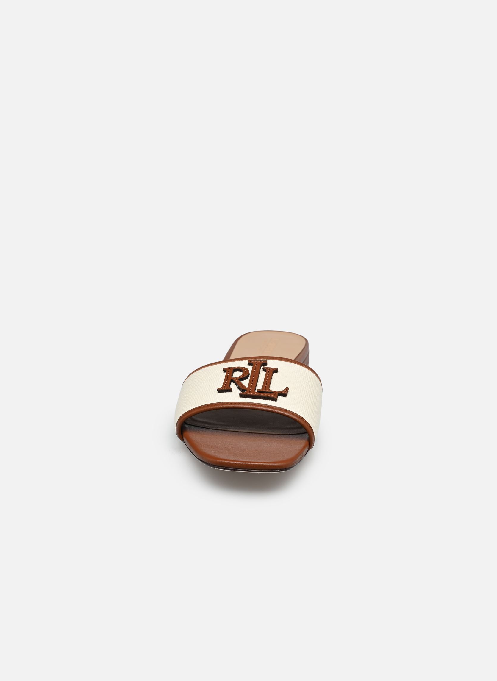Mules Everley Sld2-Sandals-Slide femme marron Lauren Ralph Lauren Mules Everley Sld2-Sandals-Slide femme marron Natural/Lauren Tan