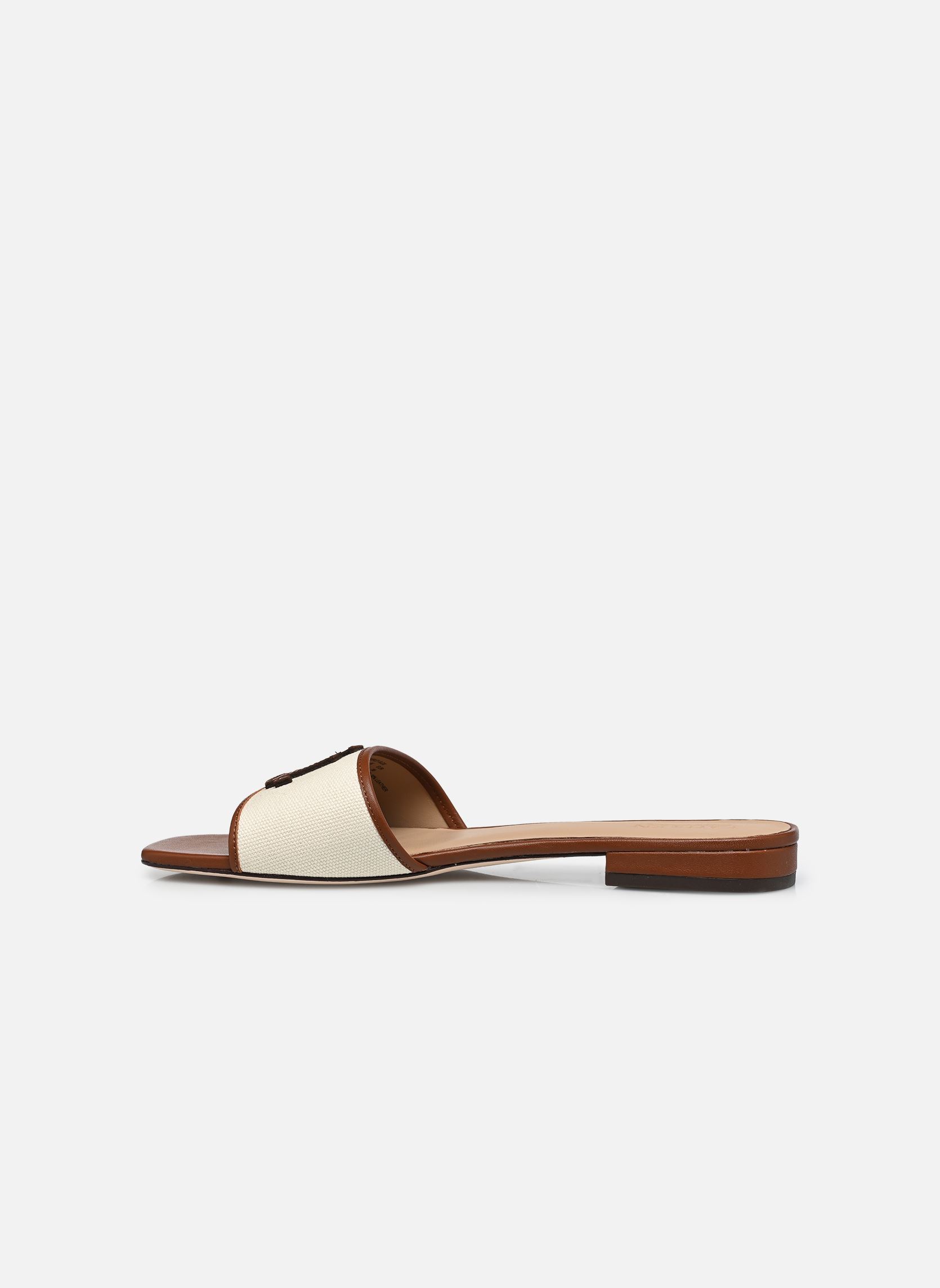 Mules Everley Sld2-Sandals-Slide femme marron Lauren Ralph Lauren Mules Everley Sld2-Sandals-Slide femme marron Natural/Lauren Tan
