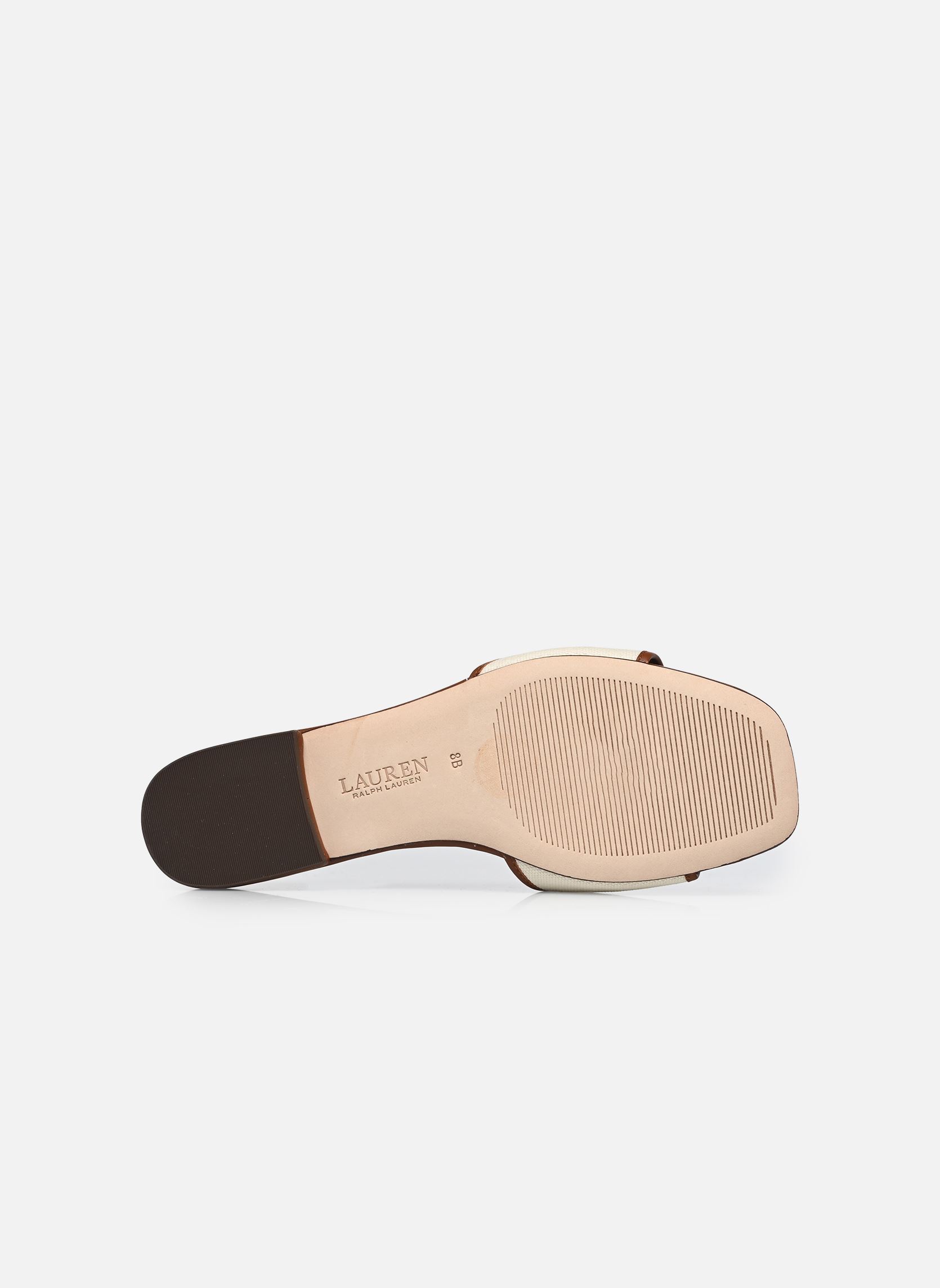 Mules Everley Sld2-Sandals-Slide femme marron Lauren Ralph Lauren Mules Everley Sld2-Sandals-Slide femme marron Natural/Lauren Tan