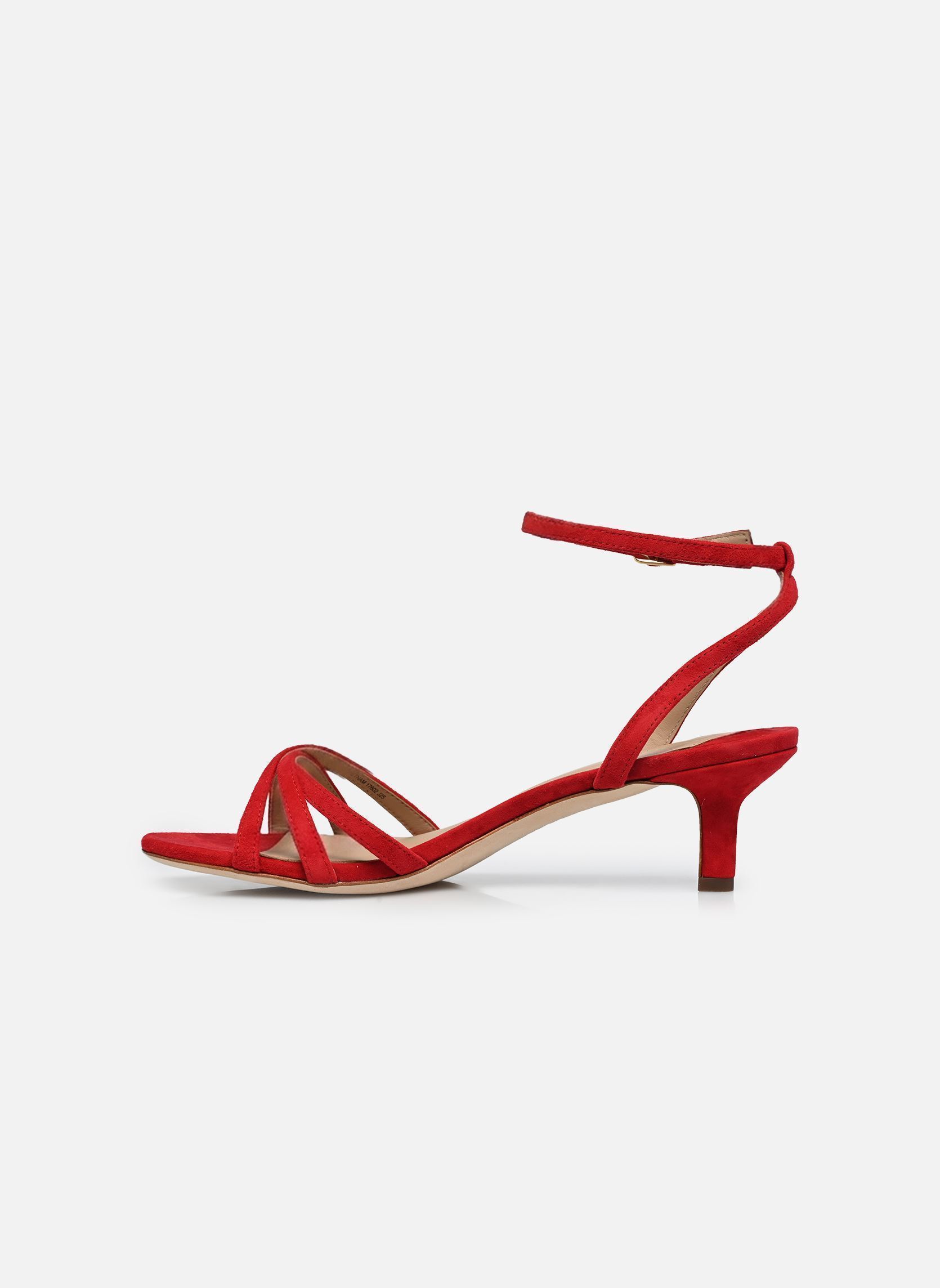 Sandales Kendyl Kttn-Sandals-Heel Sandal femme rouge Lauren Ralph Lauren Sandales Kendyl Kttn-Sandals-Heel Sandal femme rouge Festive Red