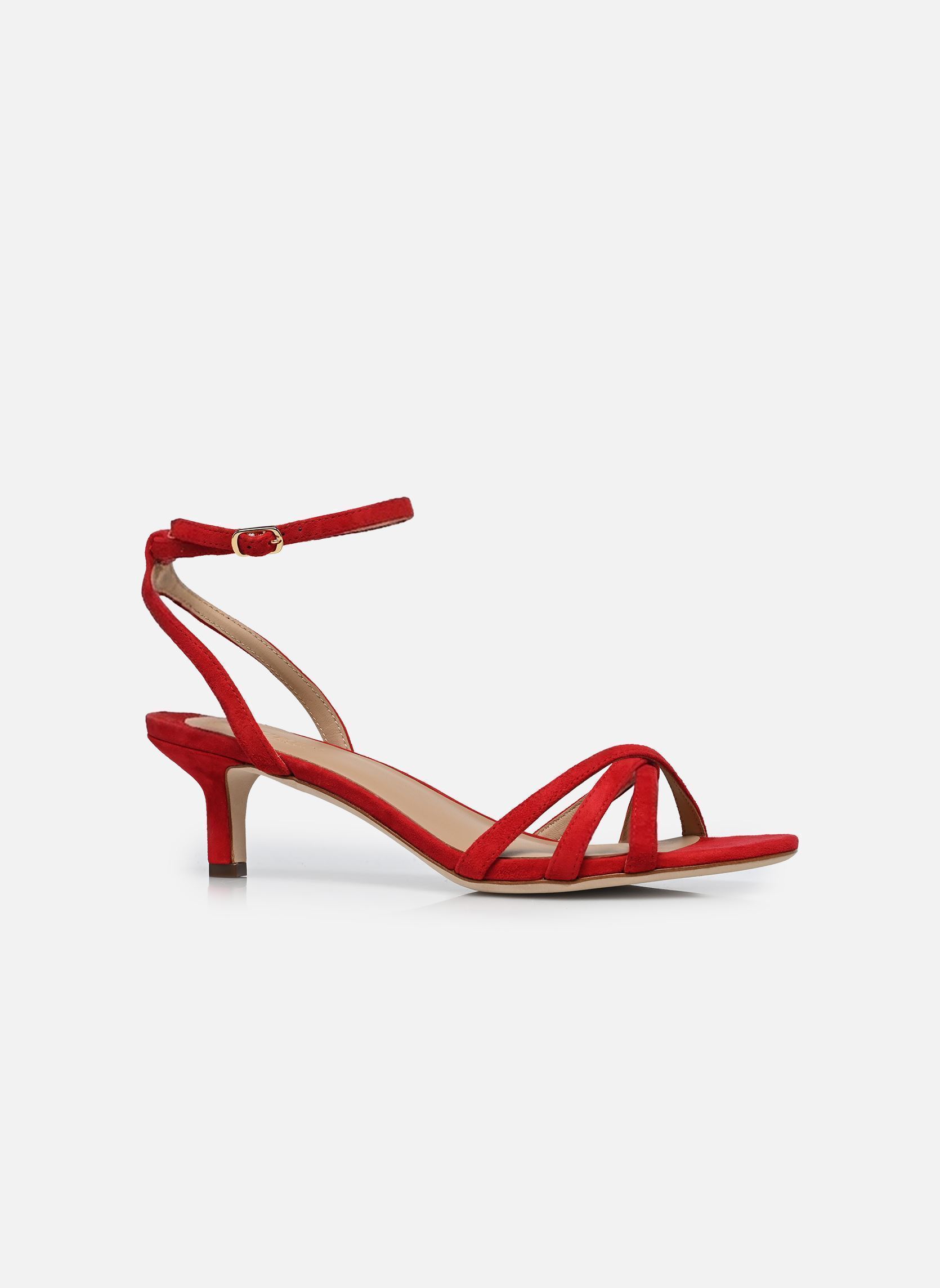 Sandales Kendyl Kttn-Sandals-Heel Sandal femme rouge Lauren Ralph Lauren Sandales Kendyl Kttn-Sandals-Heel Sandal femme rouge Festive Red
