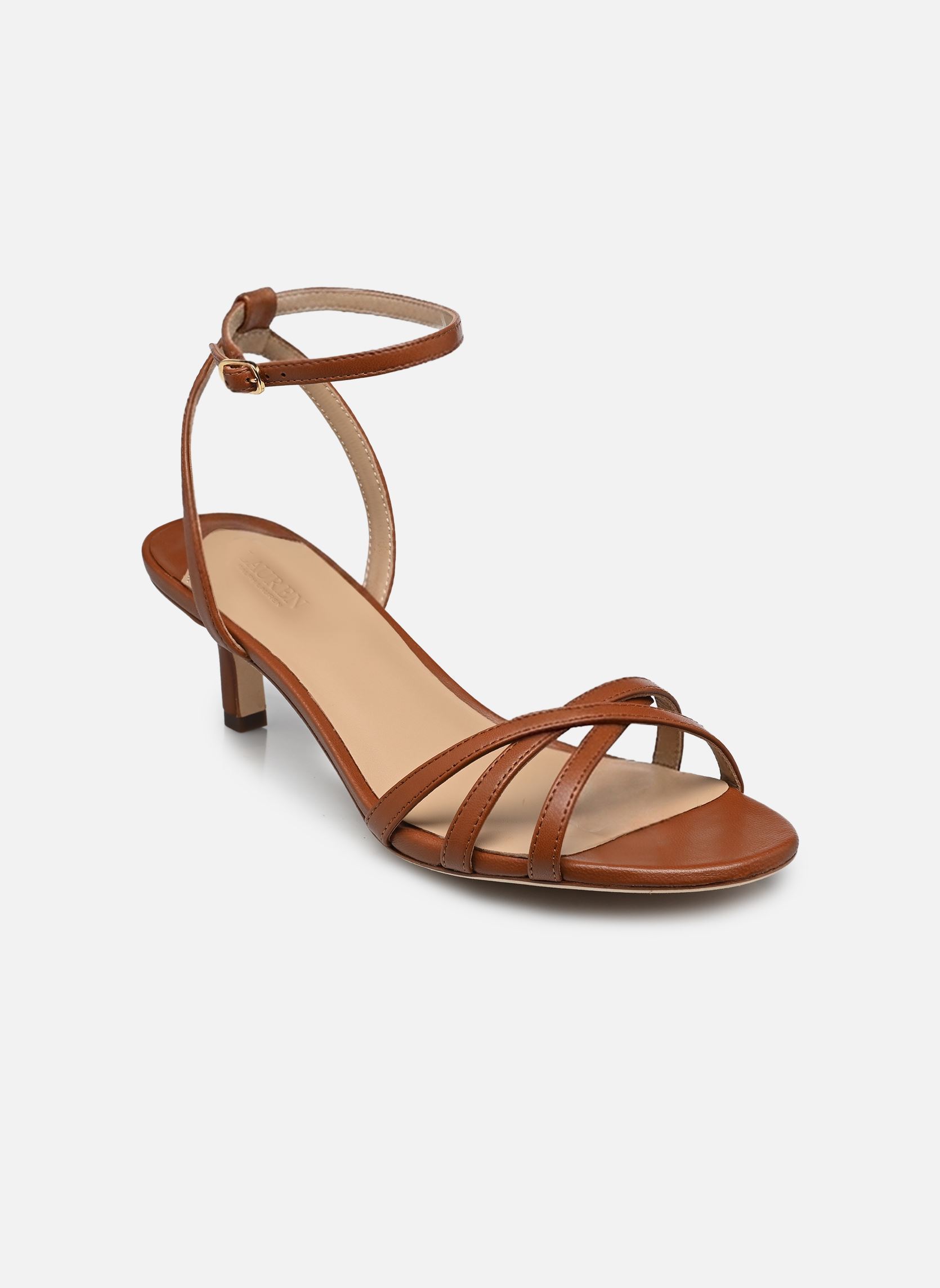 Sandales et nu pieds Lauren Ralph Lauren Kendyl Kttn Sandals Heel Sandal pour Femme