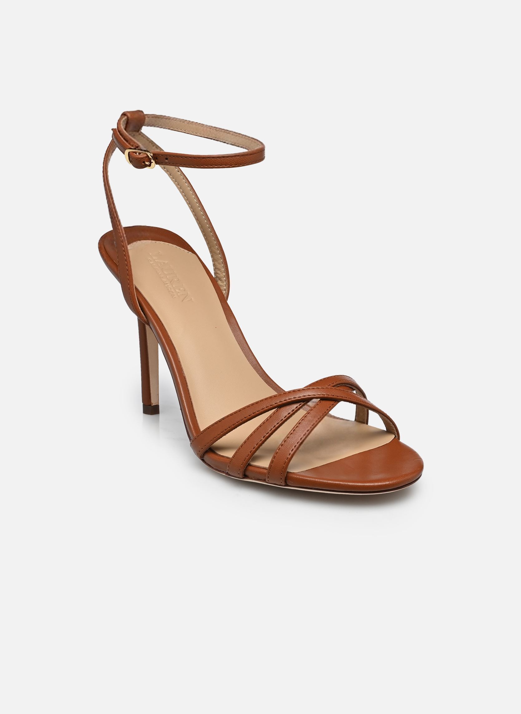 Sandales Kendyl-Sandals-Heel Sandal femme marron Lauren Ralph Lauren Sandales Kendyl-Sandals-Heel Sandal femme marron Lauren tan