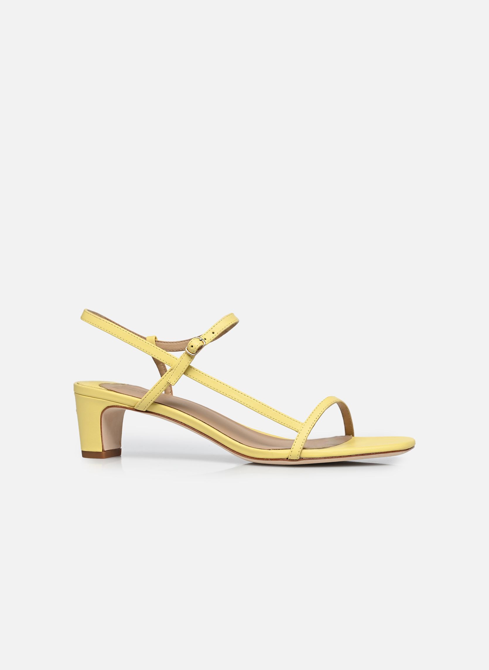 Sandales Lainee Md Hl-Sandals-Heel Sandal femme jaune Lauren Ralph Lauren Sandales Lainee Md Hl-Sandals-Heel Sandal femme jaune Lemon Sorbet