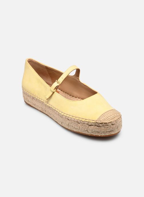 Lauren Ralph Lauren Espadrilles compensées et plateformes Luize Mj-Espadrilles-Flat femme jaune