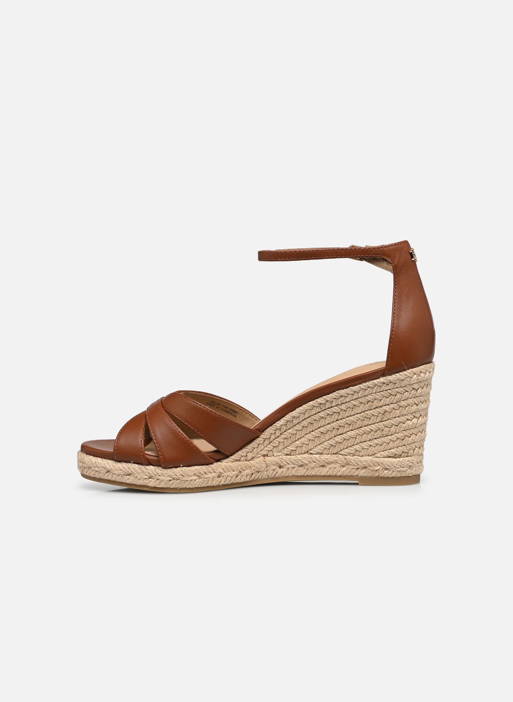 Espadrilles compensées et plateformes Nellie-Espadrilles-Wedge femme marron Lauren Ralph Lauren Espadrilles compensées et plateformes Nellie-Espadrilles-Wedge femme marron Lauren tan
