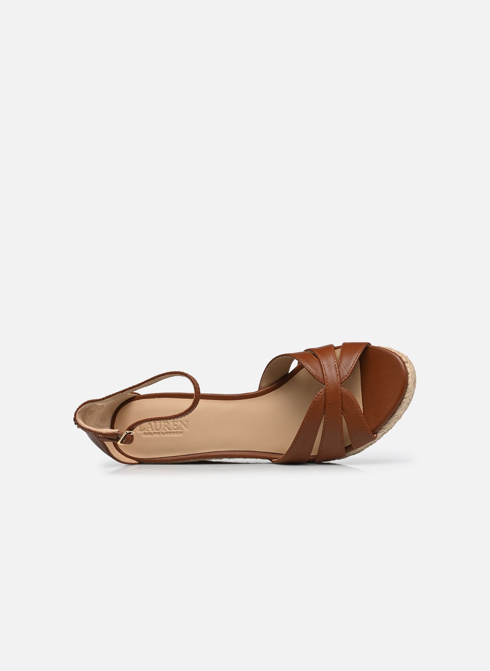Espadrilles compensées et plateformes Nellie-Espadrilles-Wedge femme marron Lauren Ralph Lauren Espadrilles compensées et plateformes Nellie-Espadrilles-Wedge femme marron Lauren tan