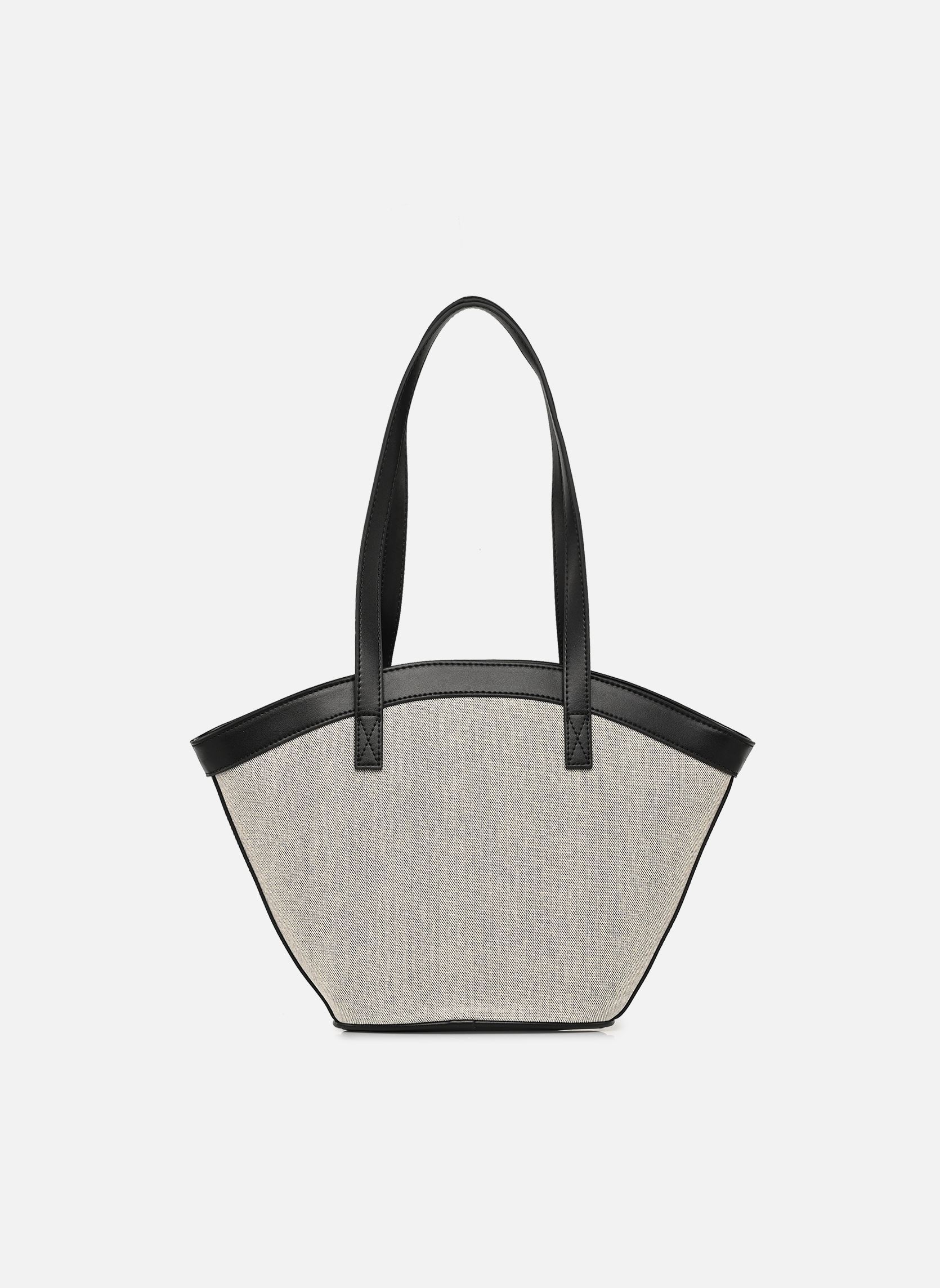 Cabas Dariana S Fantasia femme noir Mac Douglas Cabas Dariana S Fantasia femme noir Toile Coton Noire Tc1