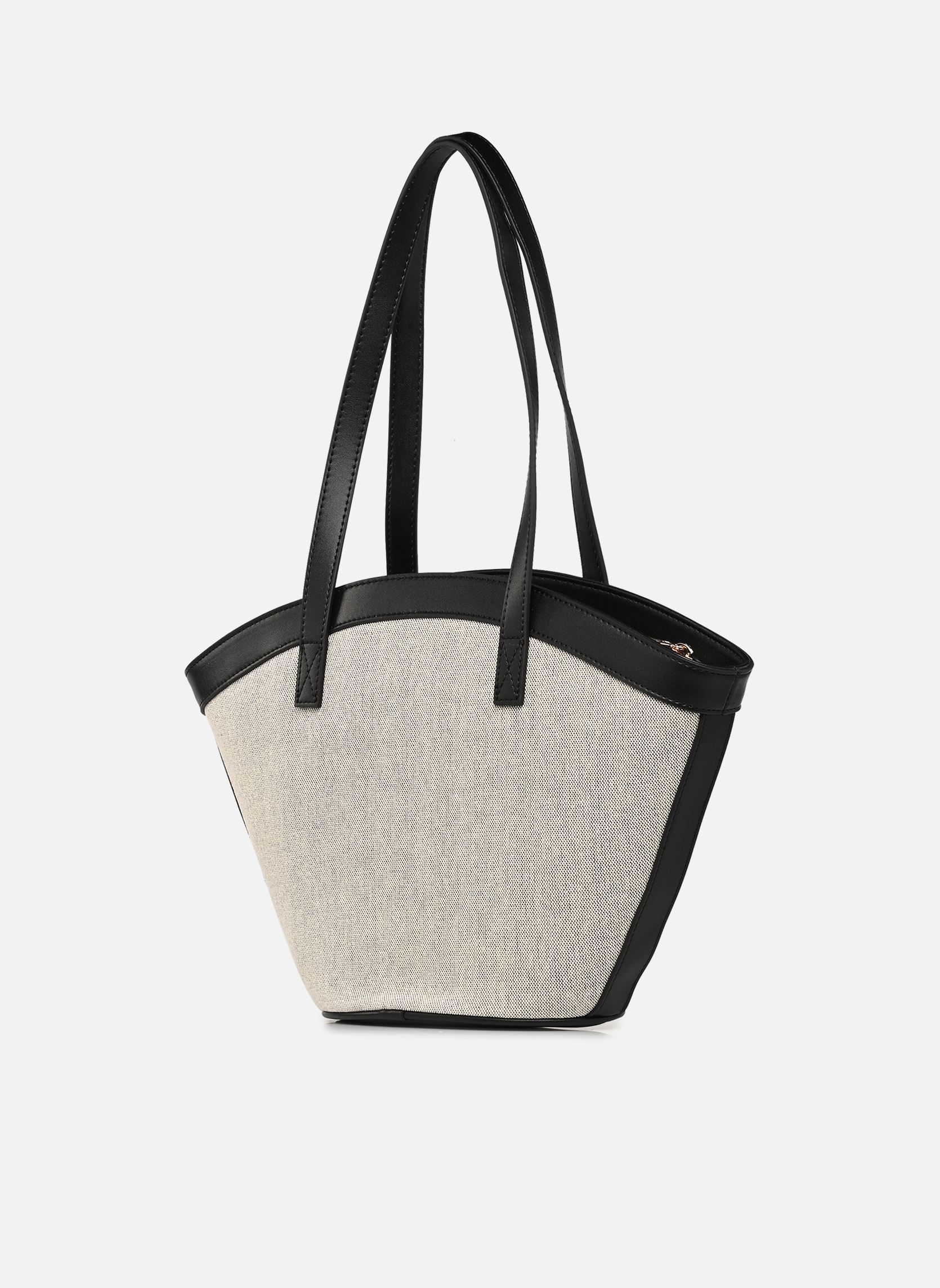 Cabas Dariana S Fantasia femme noir Mac Douglas Cabas Dariana S Fantasia femme noir Toile Coton Noire Tc1