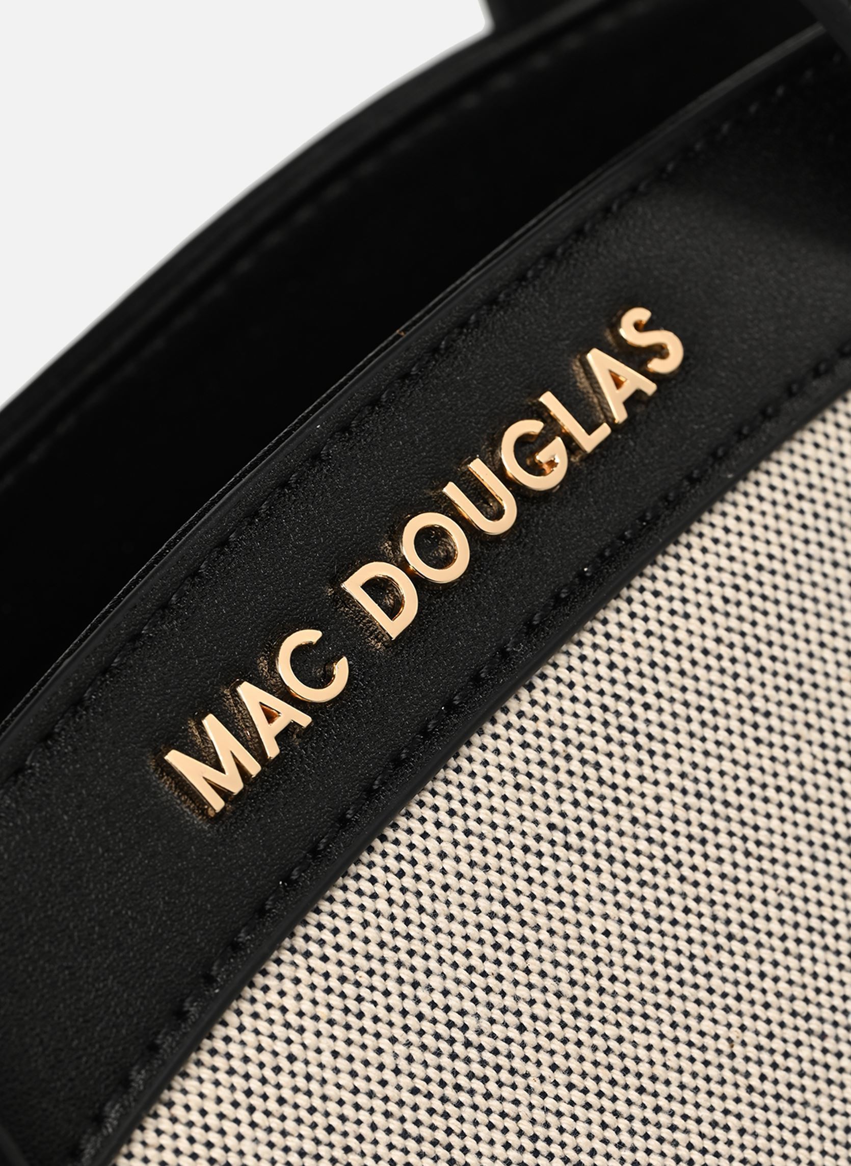 Cabas Dariana S Fantasia femme noir Mac Douglas Cabas Dariana S Fantasia femme noir Toile Coton Noire Tc1