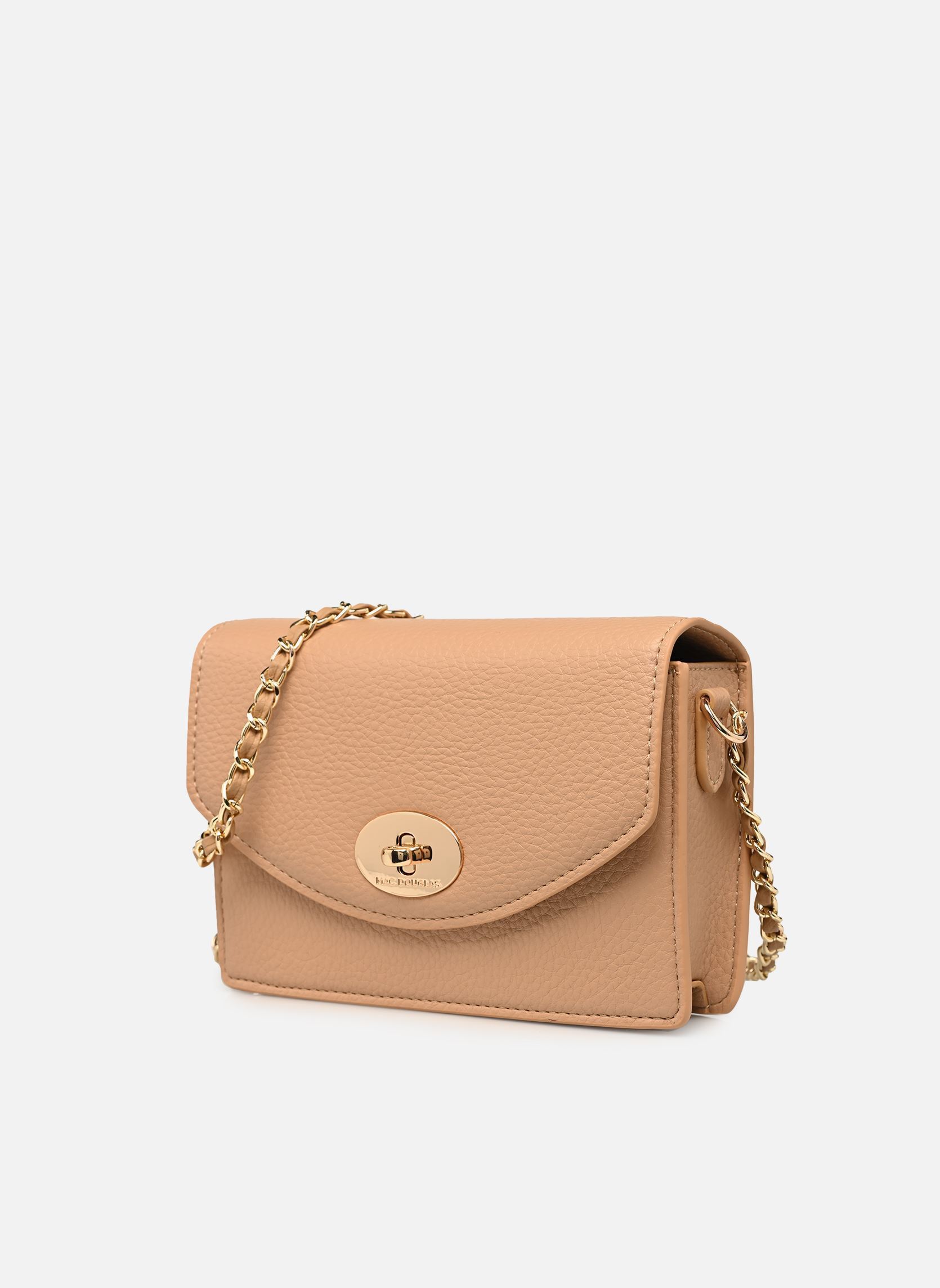 Sacs bandoulière Faustine Mini Montana femme beige Mac Douglas Sacs bandoulière Faustine Mini Montana femme beige Grainé Noix G32