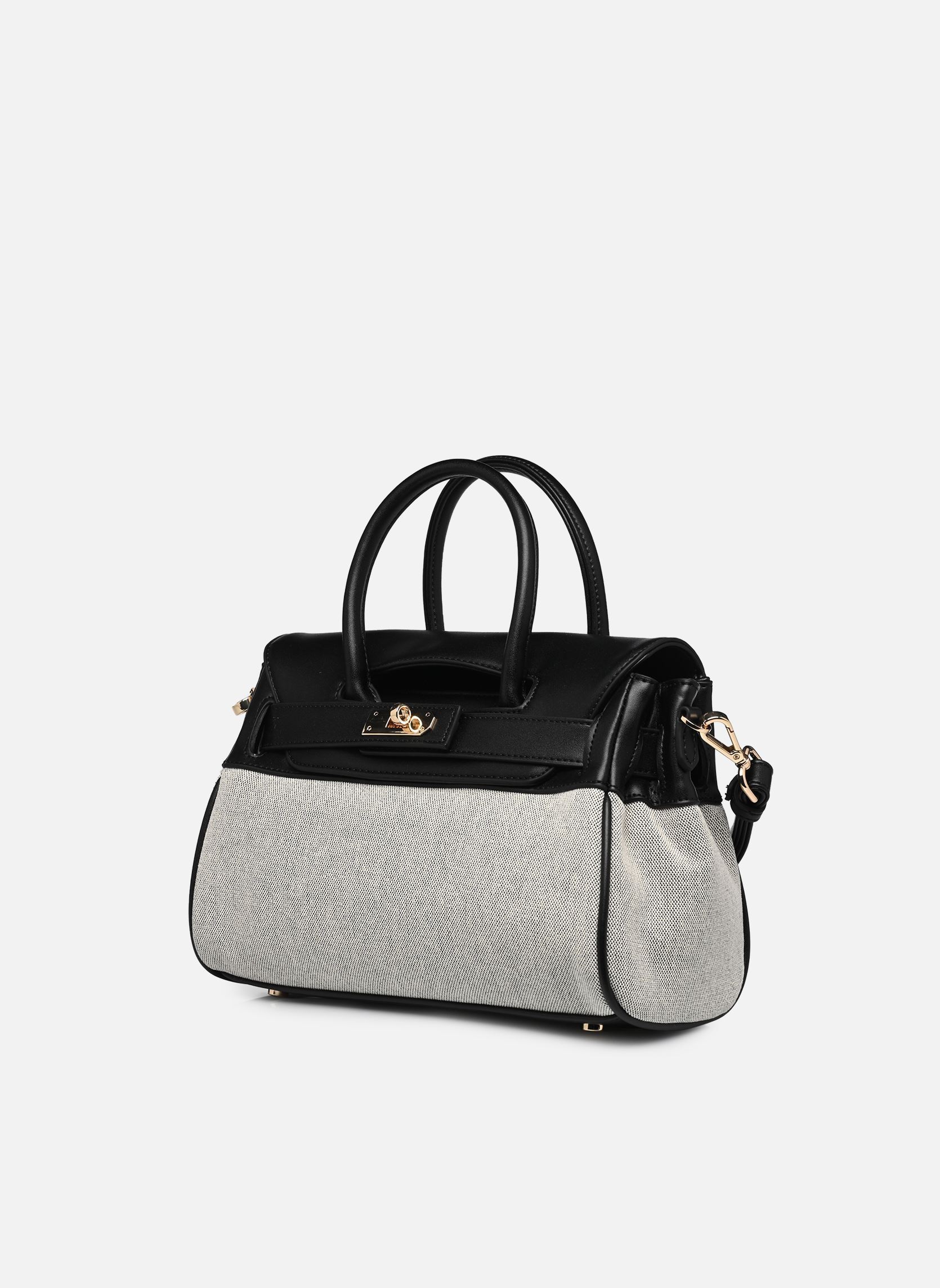 Handtaschen Pyla2 Mix Fantasia damen schwarz Mac Douglas Handtaschen Pyla2 Mix Fantasia damen schwarz Toile Coton Noire Tc1