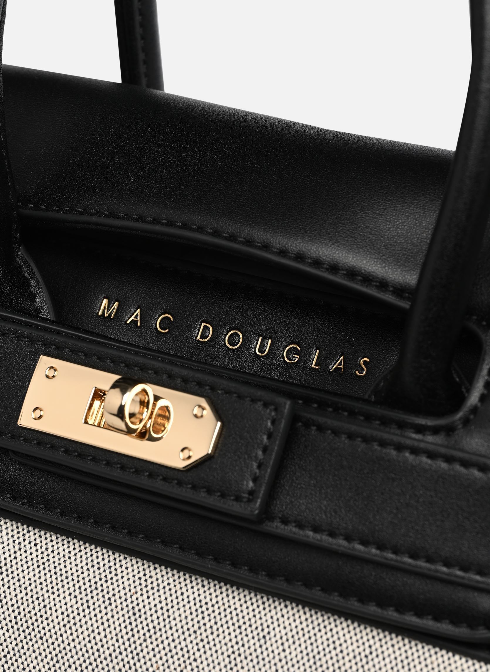 Handtaschen Pyla2 Mix Fantasia damen schwarz Mac Douglas Handtaschen Pyla2 Mix Fantasia damen schwarz Toile Coton Noire Tc1