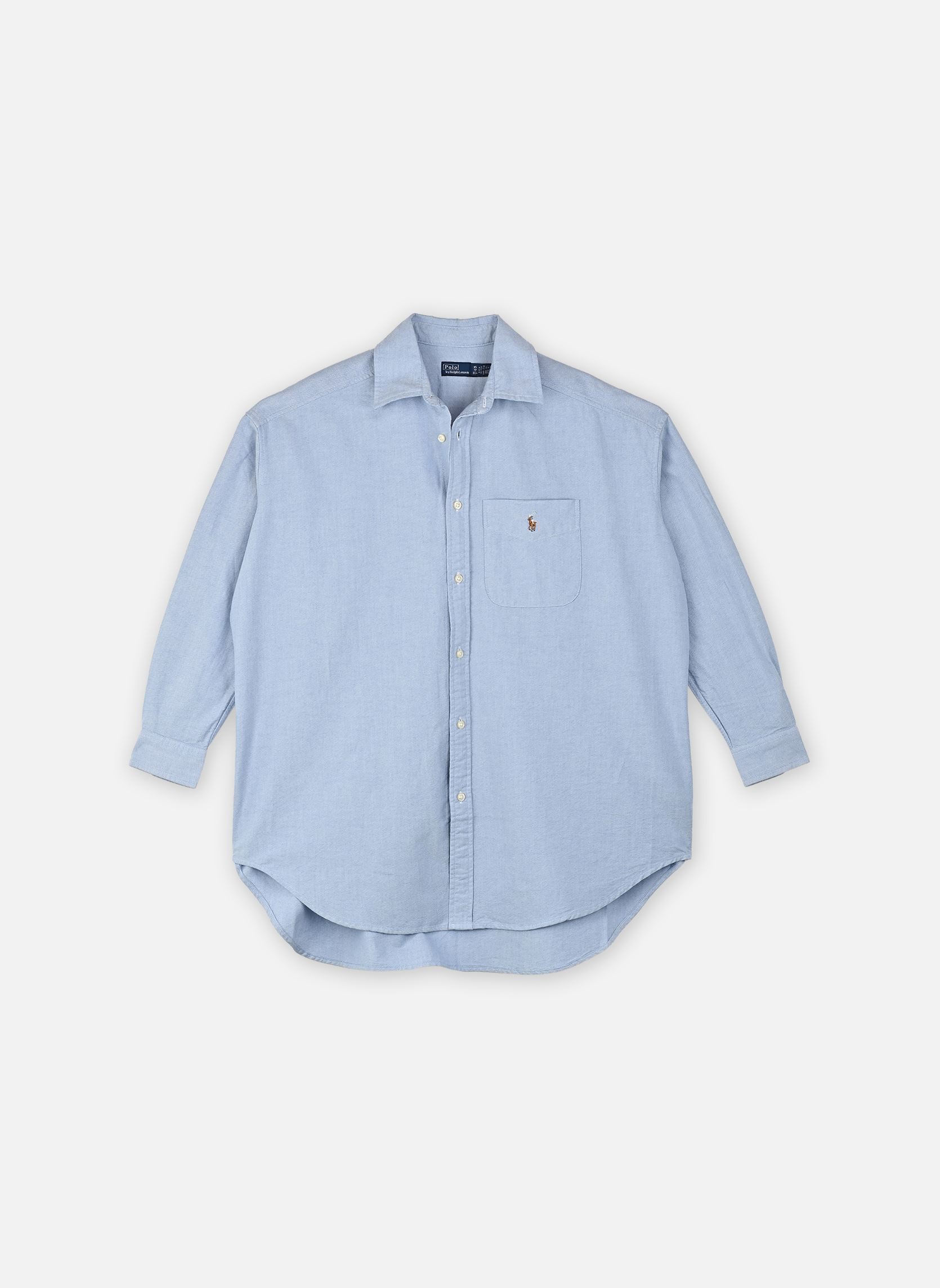 Chemises Chemise Big Fit en coton Oxford femme bleu Polo Ralph Lauren Chemises Chemise Big Fit en coton Oxford femme bleu BSR BLUE