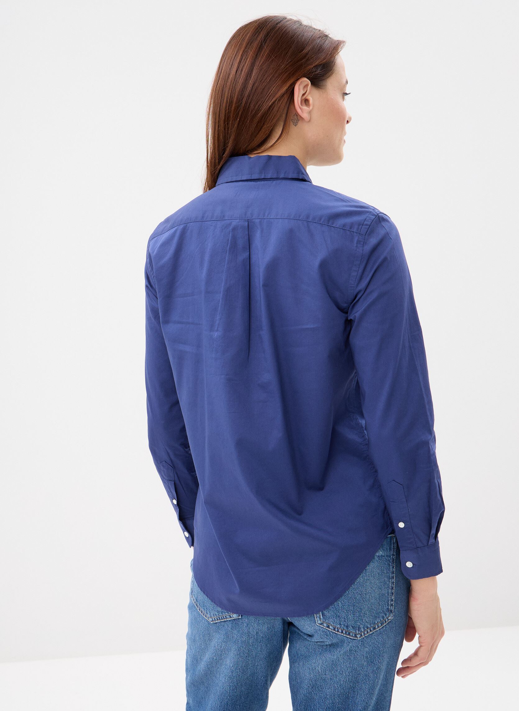 Langarm-Hemden Chemise Classic Fit en sergé de coton damen blau Polo Ralph Lauren Langarm-Hemden Chemise Classic Fit en sergé de coton damen blau CLASSIC NAVY