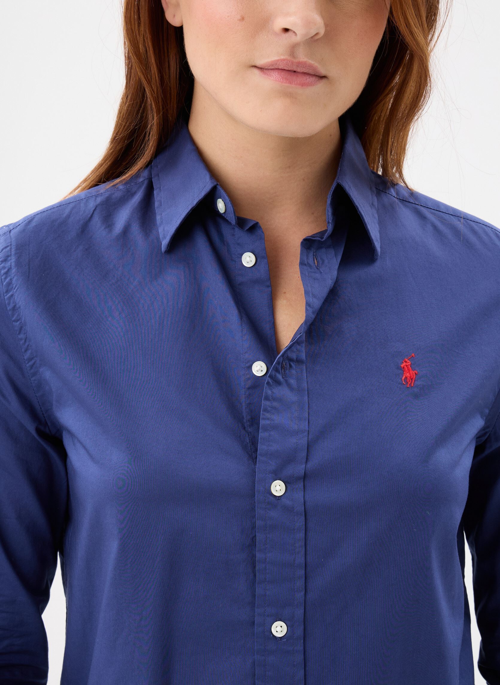 Langarm-Hemden Chemise Classic Fit en sergé de coton damen blau Polo Ralph Lauren Langarm-Hemden Chemise Classic Fit en sergé de coton damen blau CLASSIC NAVY