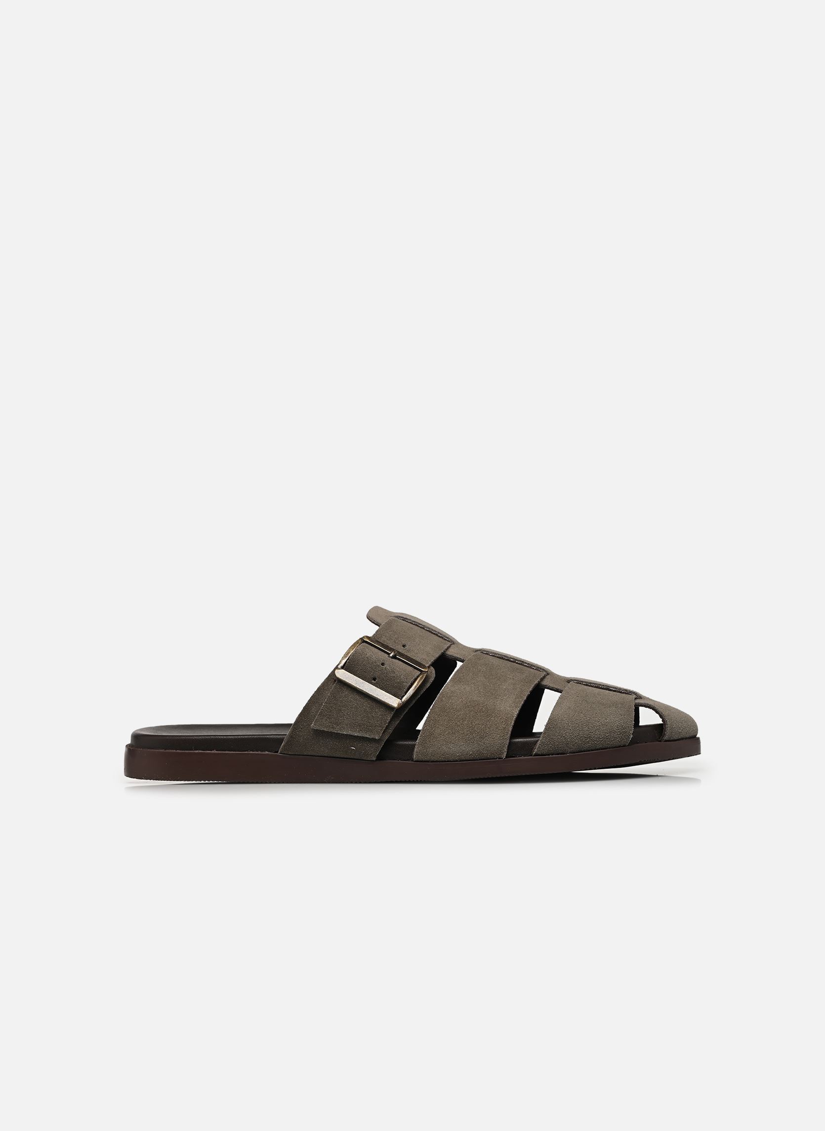 Mules ELYO homme vert Les Tropéziennes par M Belarbi Mules ELYO homme vert Kaki