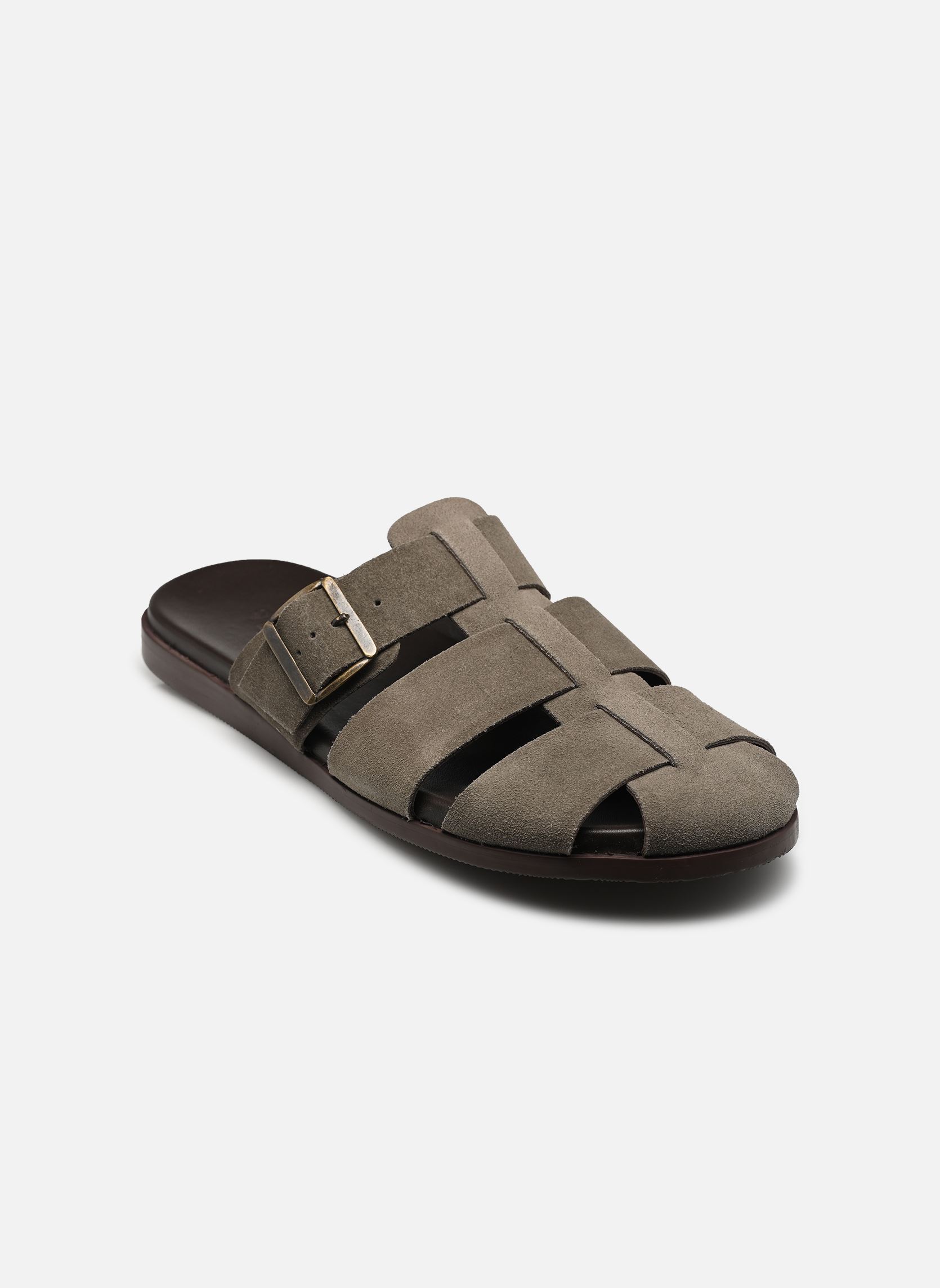 Mules ELYO homme vert Les Tropéziennes par M Belarbi Mules ELYO homme vert Kaki