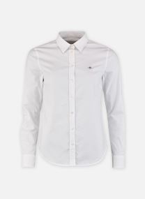 Lange mouw overhemden Slim Stretch Oxford Shirt W dames wit GANT Lange mouw overhemden Slim Stretch Oxford Shirt W dames wit WHITE