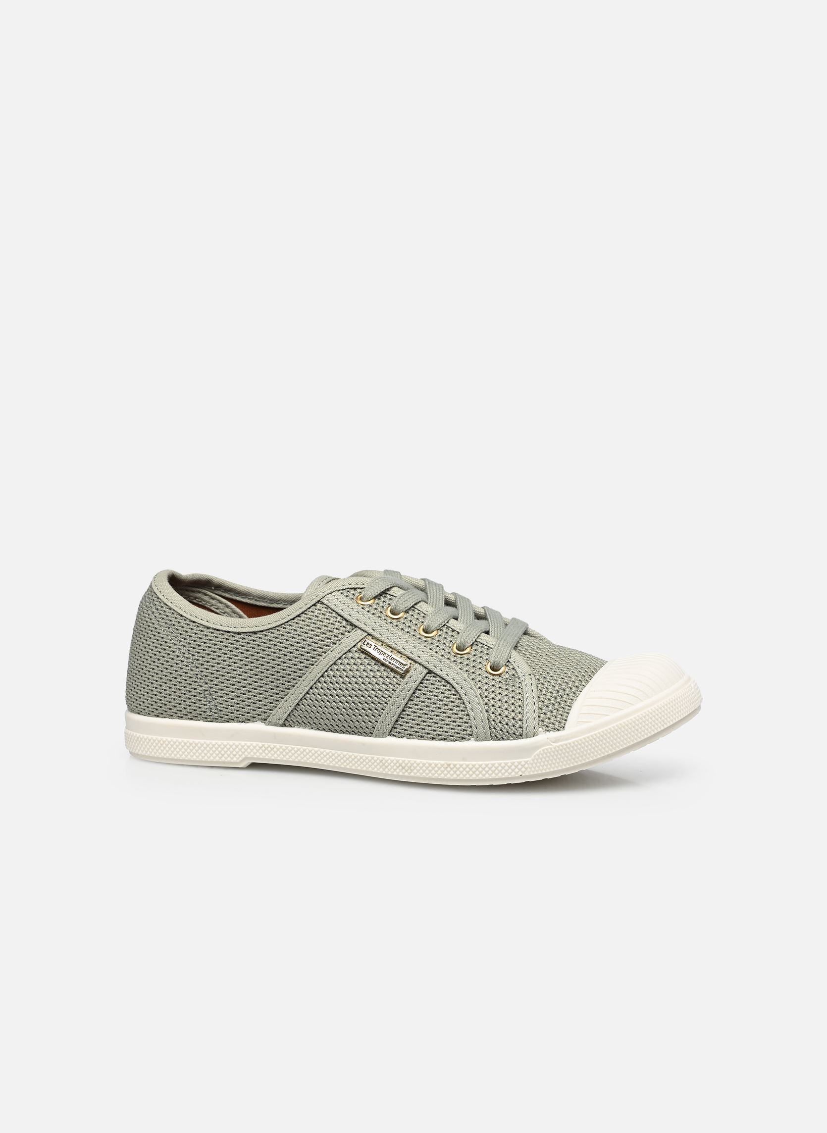 Baskets toile CLARIS femme vert Les Tropéziennes par M Belarbi Baskets toile CLARIS femme vert TILLEUL