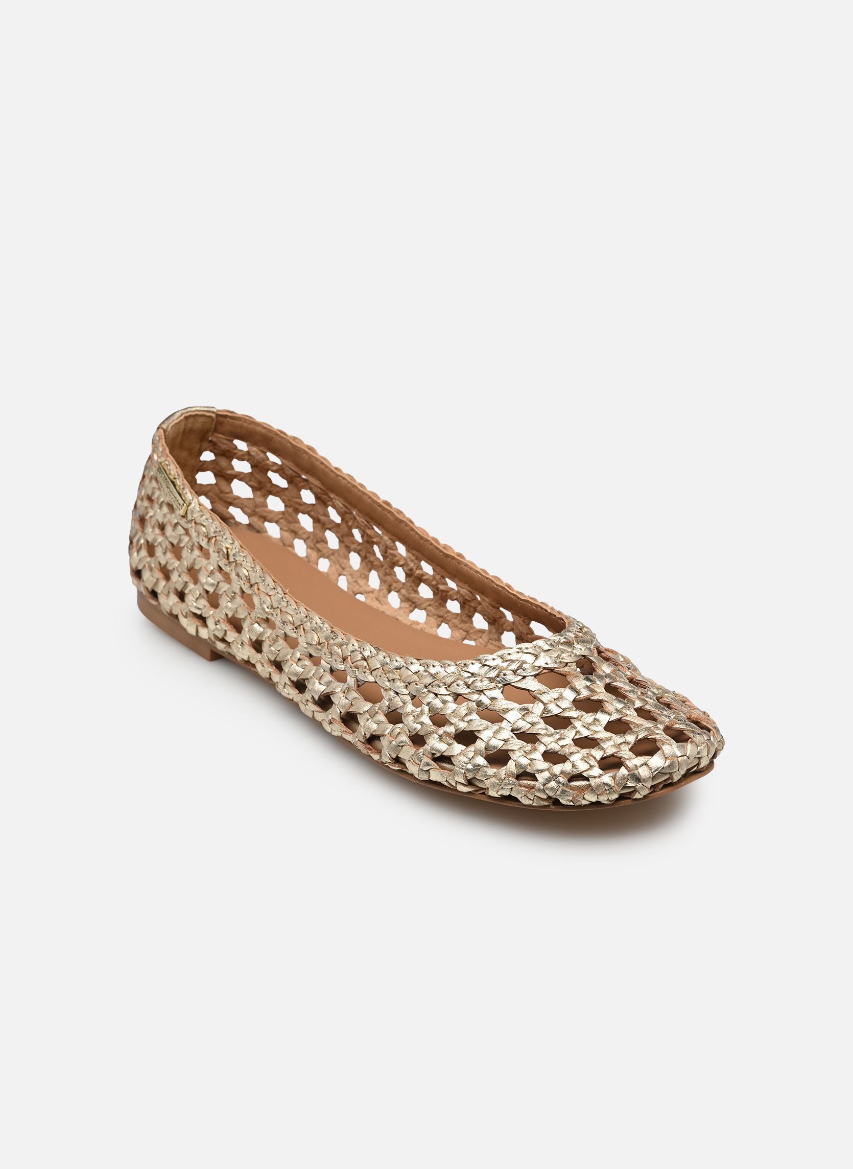 Klassische Ballerinas ZIGGY damen gold und bronze Les Tropéziennes par M Belarbi Klassische Ballerinas ZIGGY damen gold und bronze Or