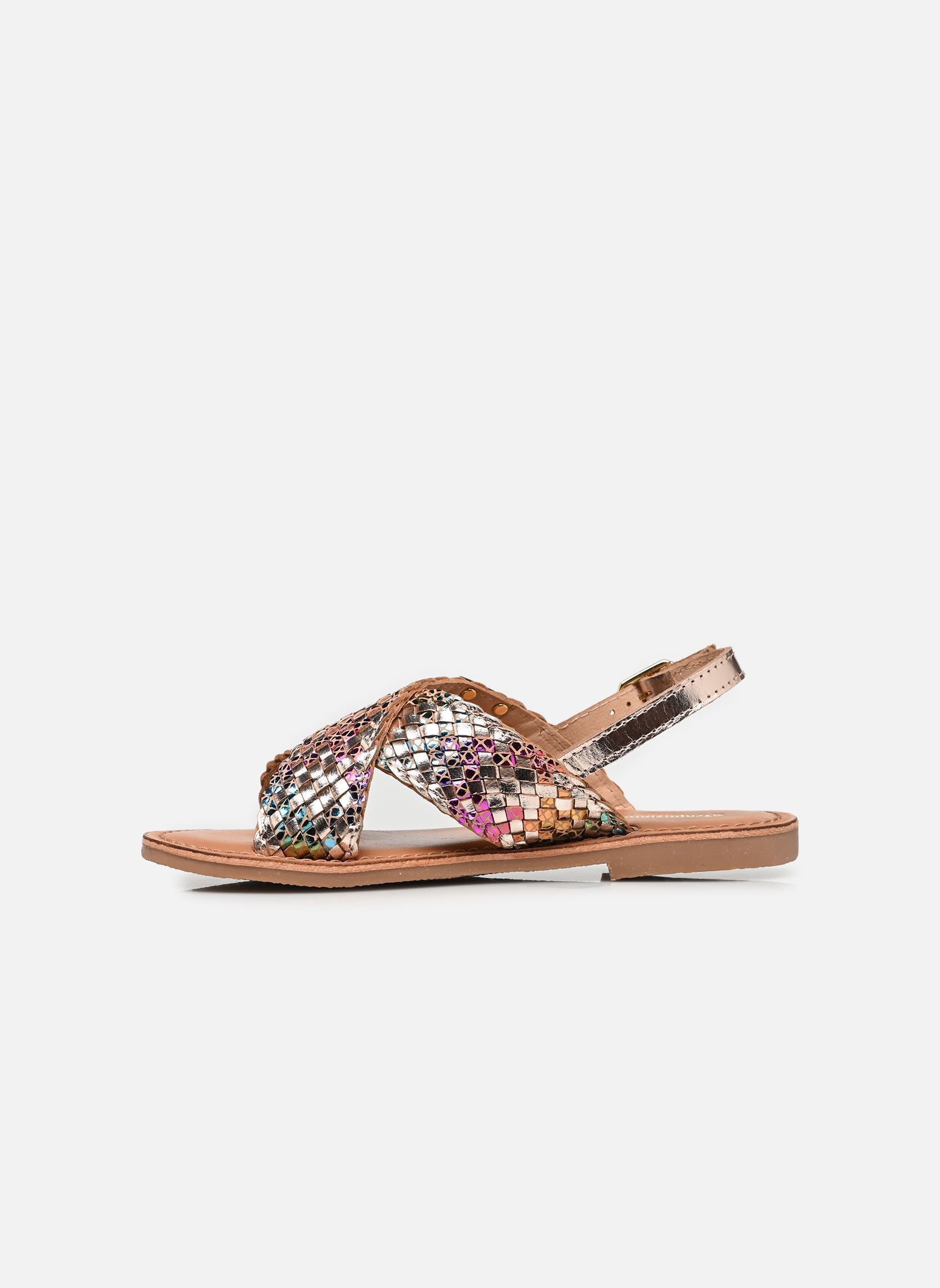 Sandalen BISOU meisjes goud en brons Les Tropéziennes par M Belarbi Sandalen BISOU meisjes goud en brons Or-Multi