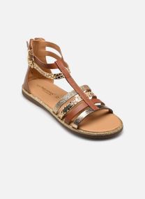 Sandales INIAME fille marron Les Tropéziennes par M Belarbi Sandales INIAME fille marron TAN-LEOPARD