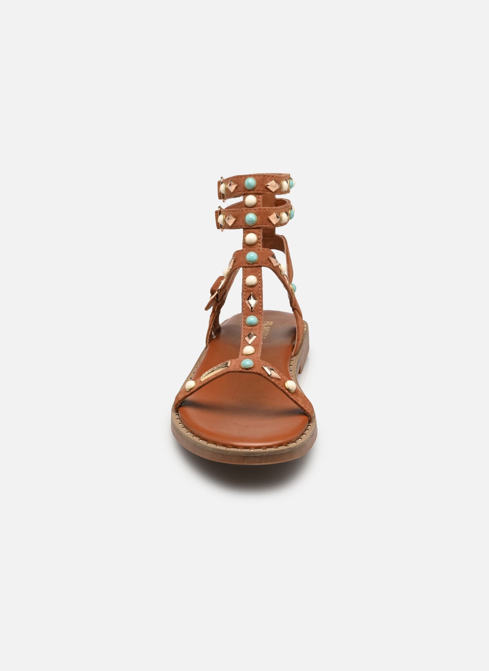 Sandales CORIKA femme marron Les Tropéziennes par M Belarbi Sandales CORIKA femme marron Camel