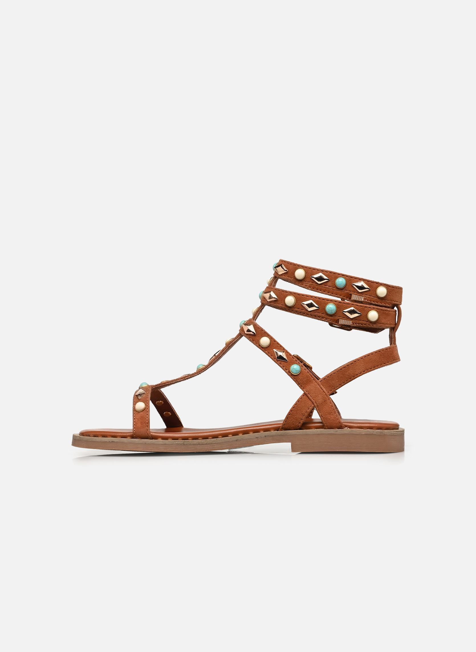 Sandales CORIKA femme marron Les Tropéziennes par M Belarbi Sandales CORIKA femme marron Camel
