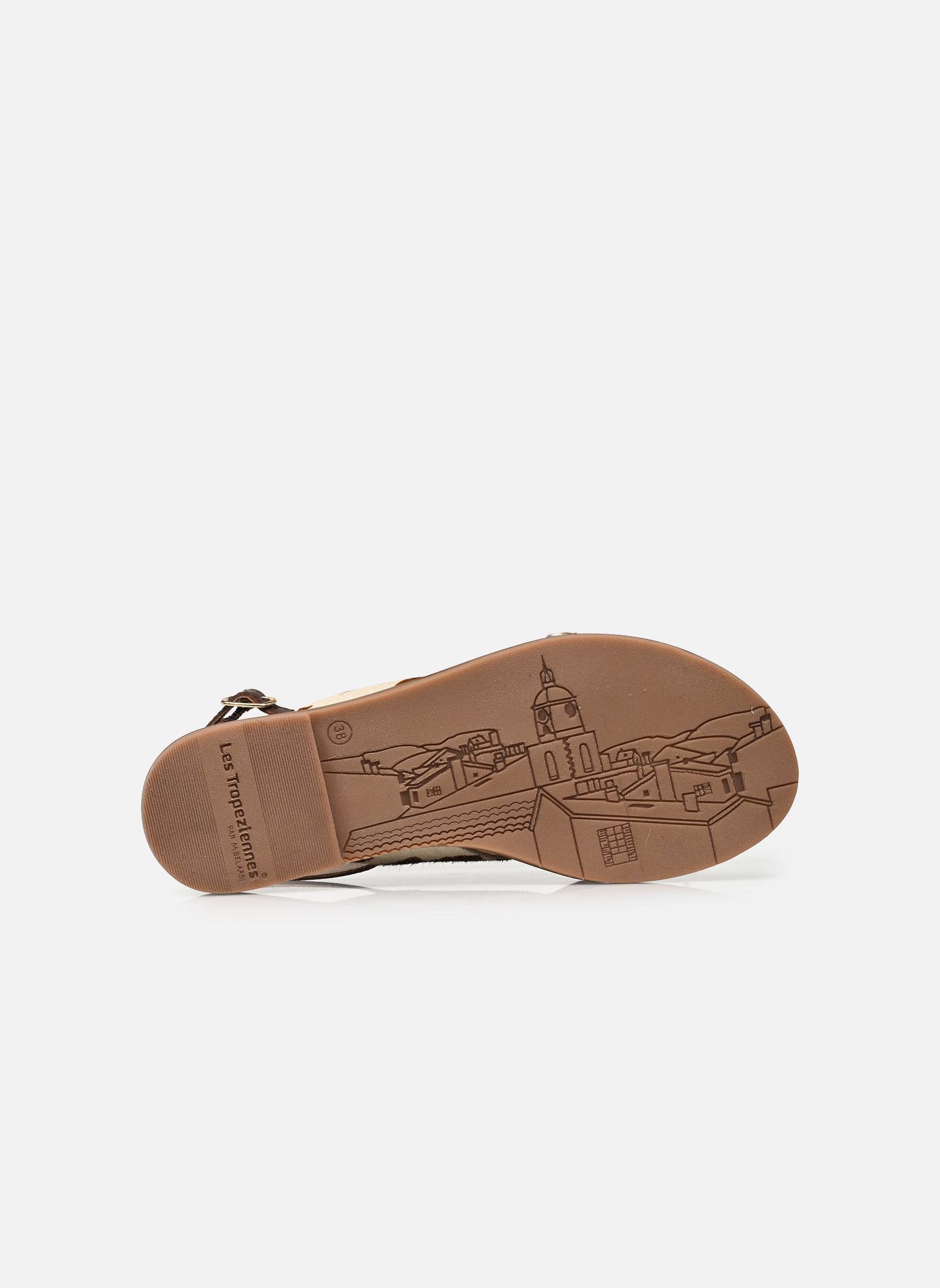 Sandalen DOAPO dames bruin Les Tropéziennes par M Belarbi Sandalen DOAPO dames bruin Vache