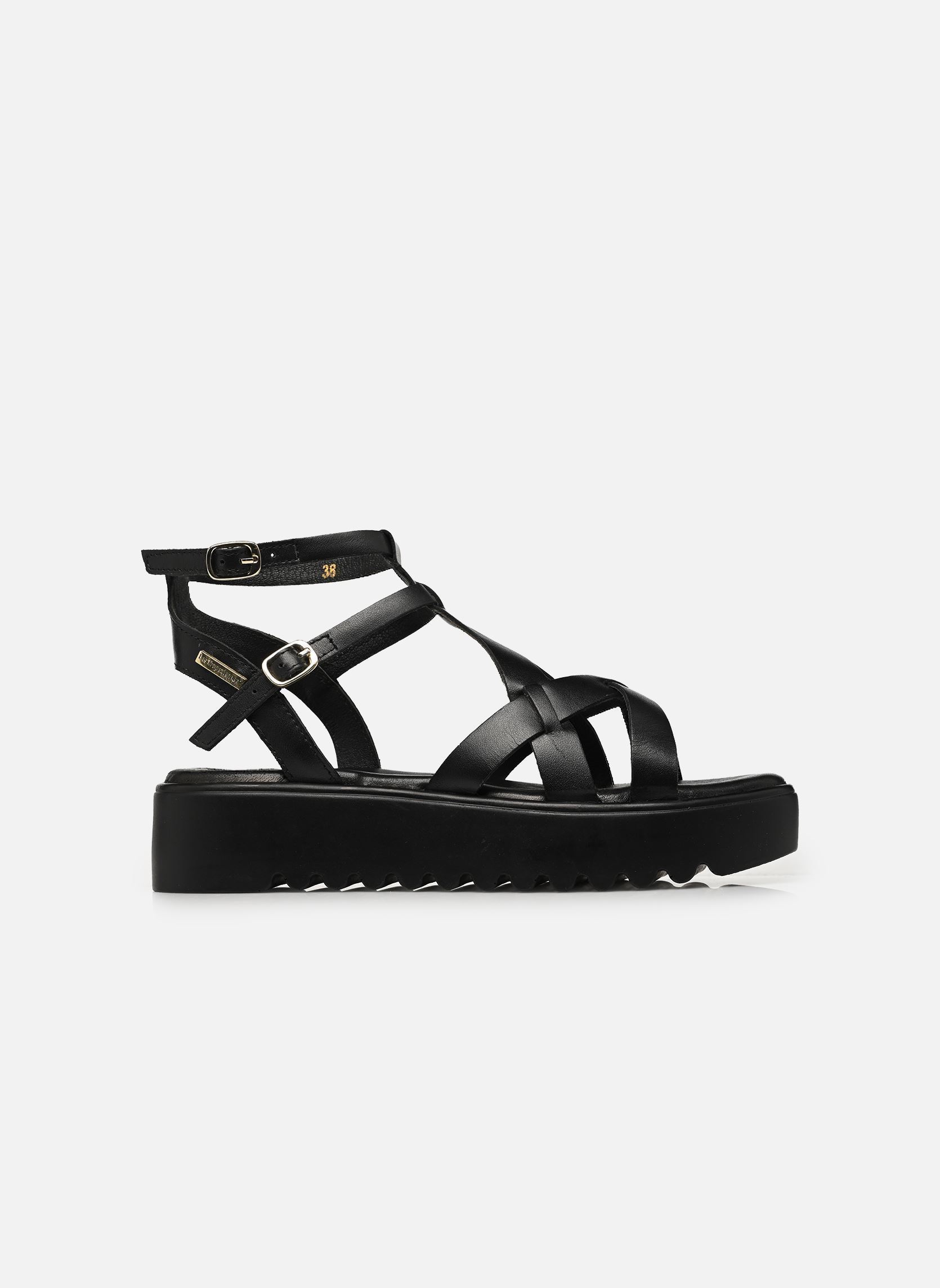 Sandales compensées et plateformes DORETTE femme noir Les Tropéziennes par M Belarbi Sandales compensées et plateformes DORETTE femme noir Noir