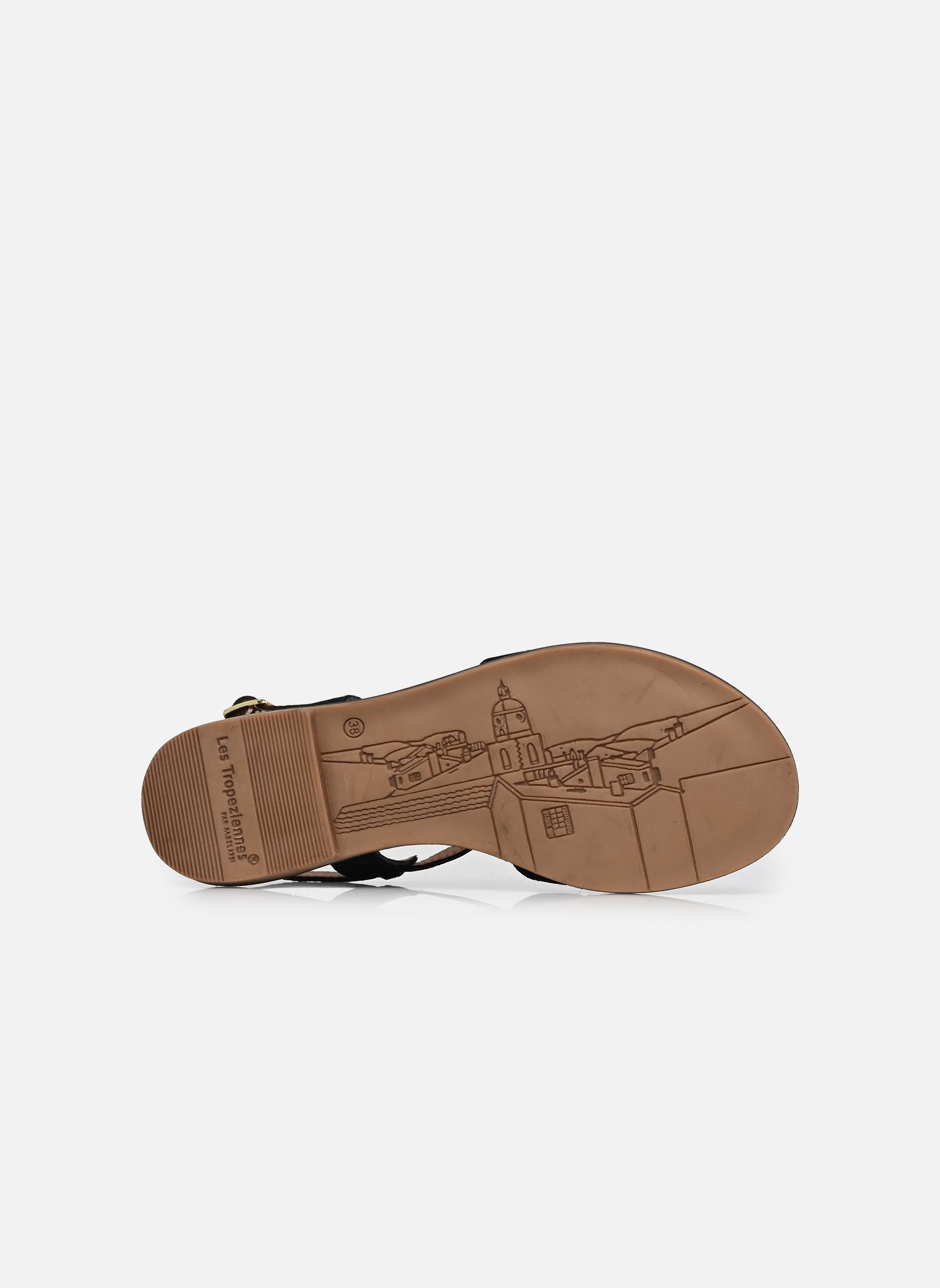 Sandalen HABBY damen schwarz Les Tropéziennes par M Belarbi Sandalen HABBY damen schwarz Noir-or
