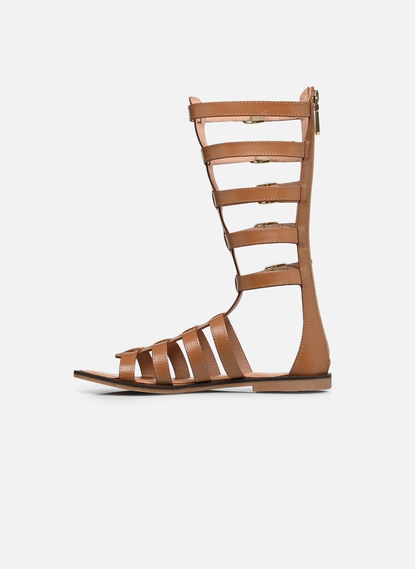 Sandales HACKTARUS femme marron Les Tropéziennes par M Belarbi Sandales HACKTARUS femme marron Miel